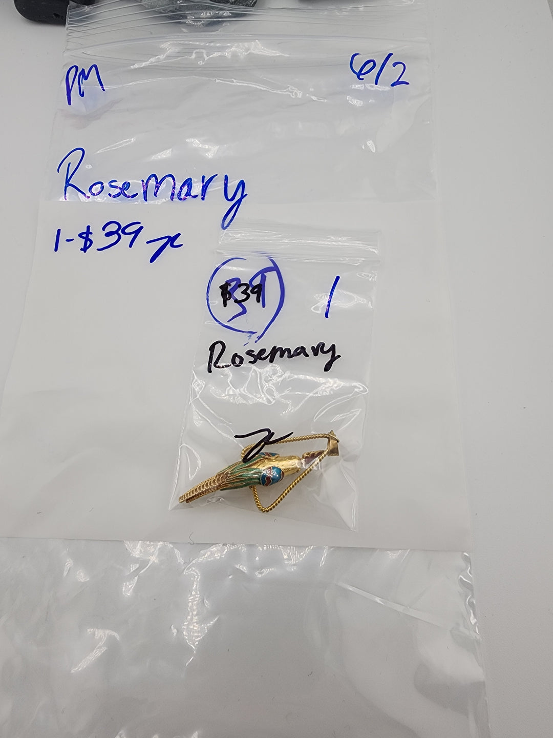 Rosemary - 6/2/26 PM - 1 925 Sterling Silver