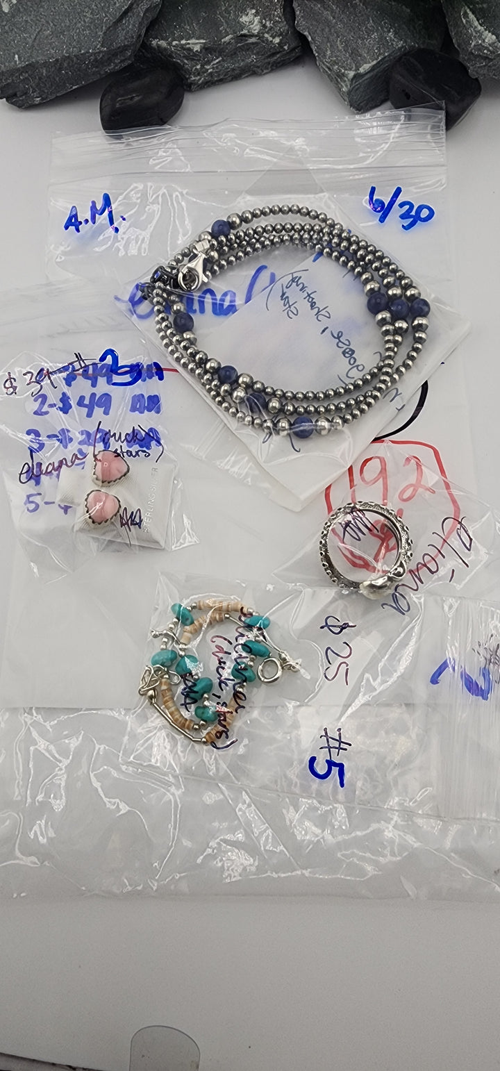 RESERVED FOR: eliana 🦆💫 - 6/30/2025 tiktok A.M Live Show - 4 Sterling Silver Items