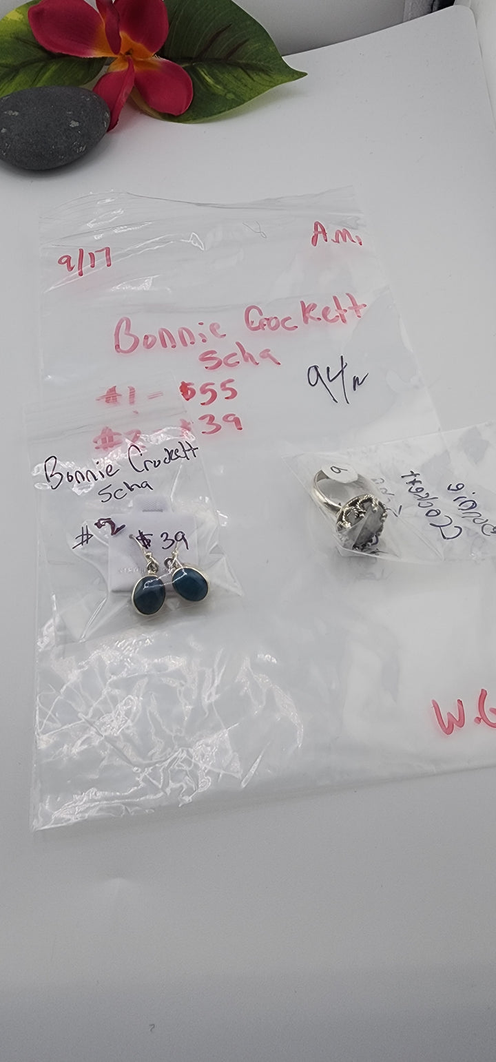 AM SHOW 48HR - RESERVED FOR: Bonnie Crockett Scha - 9/17/2025 FL tiktok Live Show - 2 Sterling Silver Items