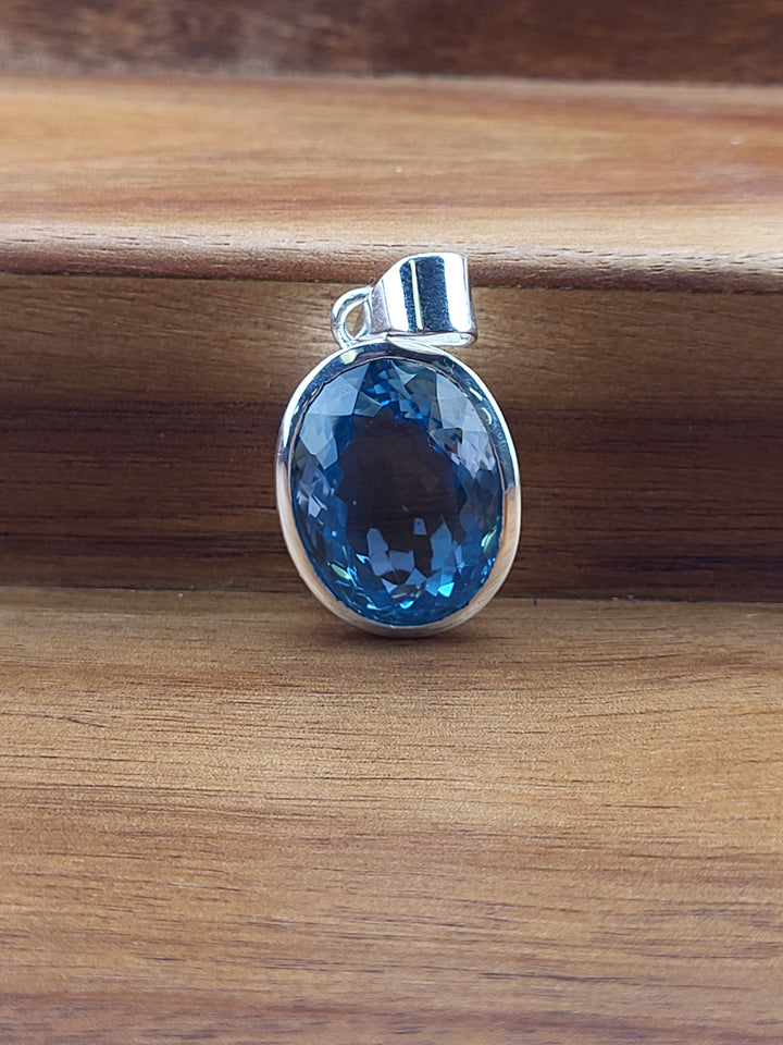 Sky Topaz Pendant