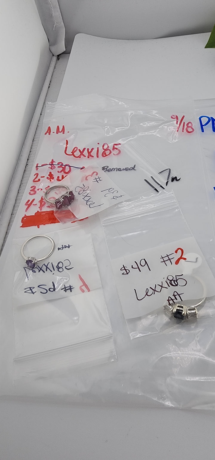 AM SHOW 48HR - RESERVED FOR: Lexxi85 - 9/18/2025 FL tiktok Live Show - 3 Sterling Silver Items