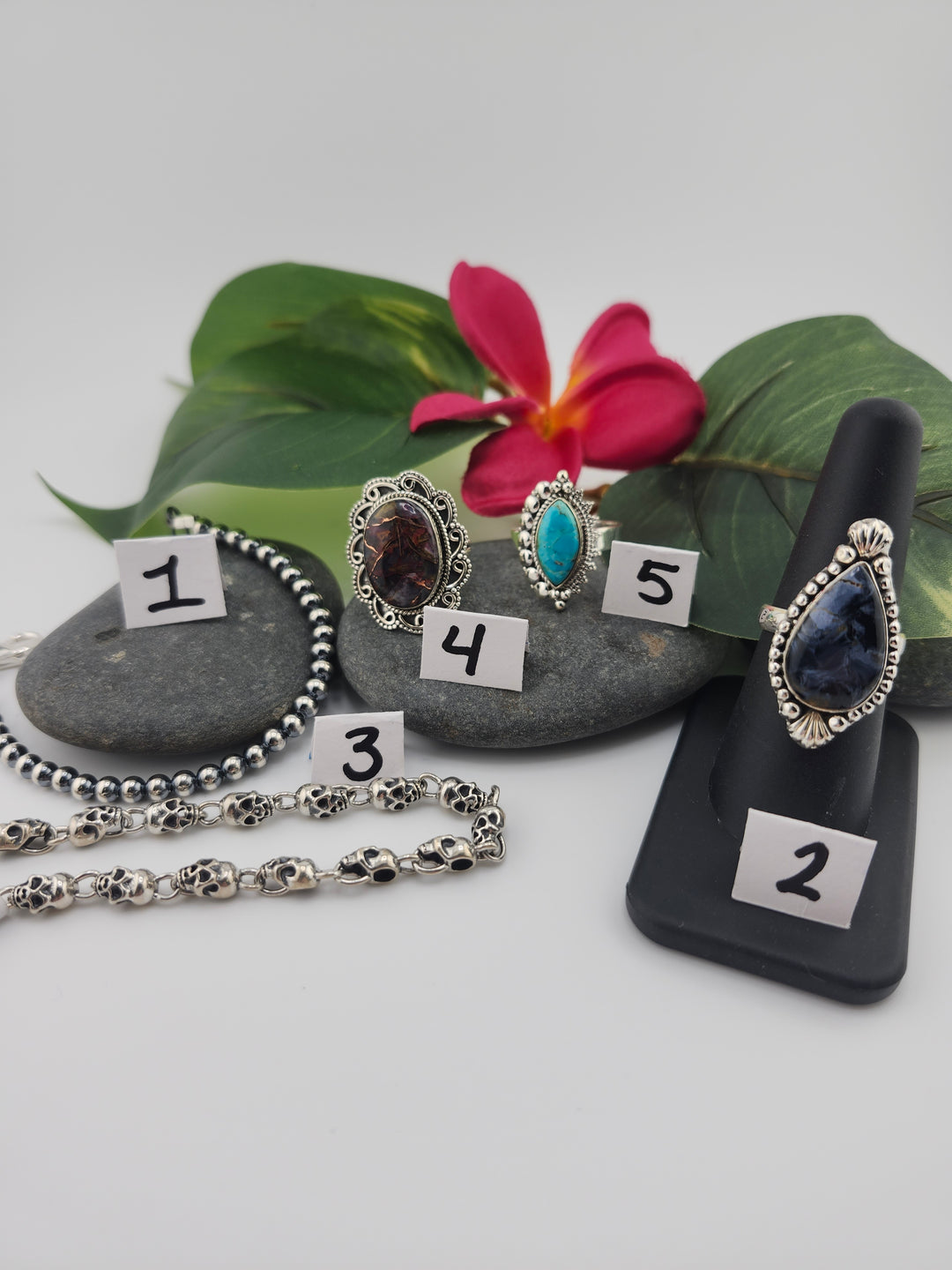 RESERVED FOR:   tigernic -11/29/2024 - 5 Sterling Silver Items