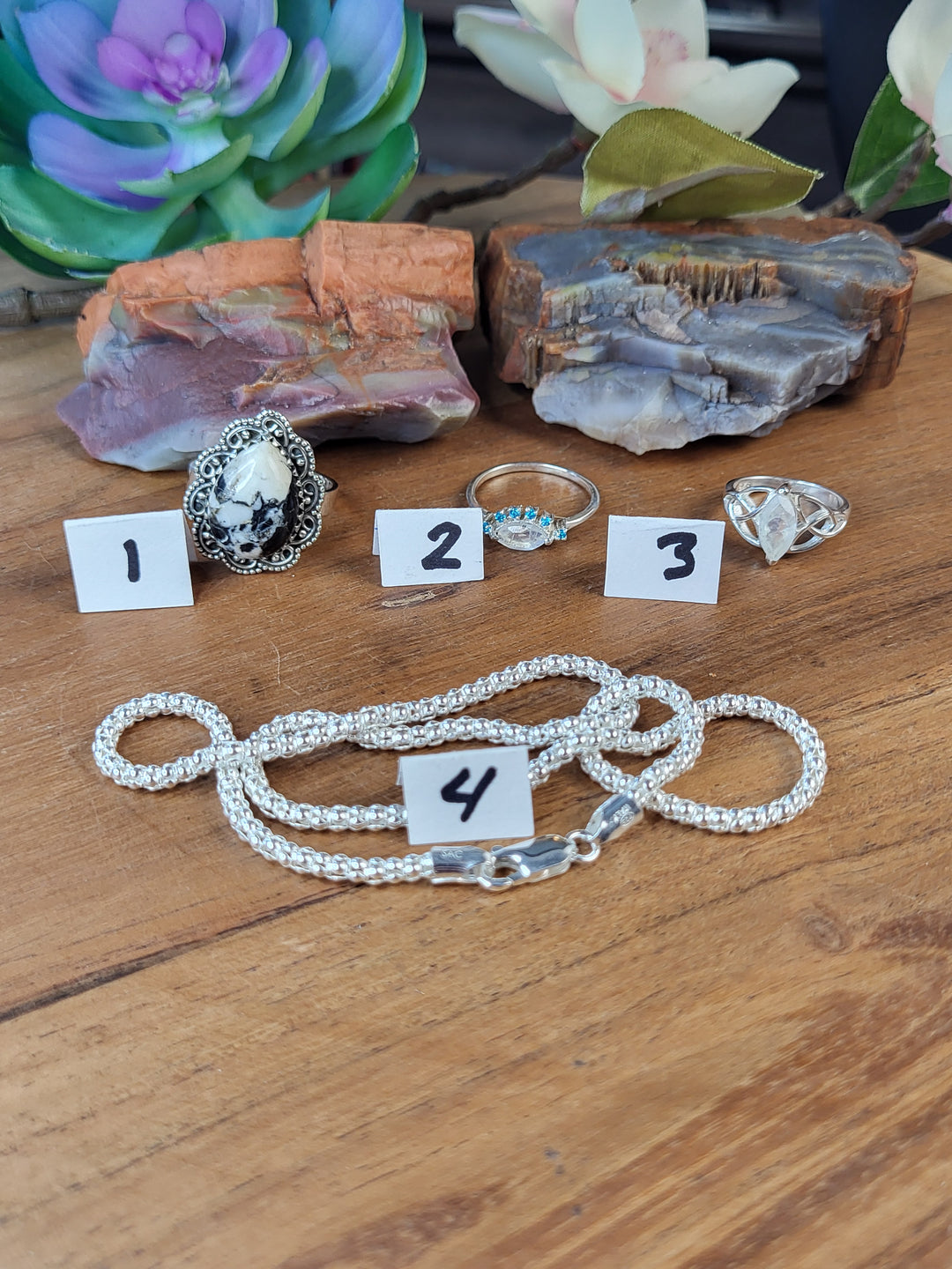 RESERVED FOR: tigernic-7/5/24-4 Sterling Silver Items
