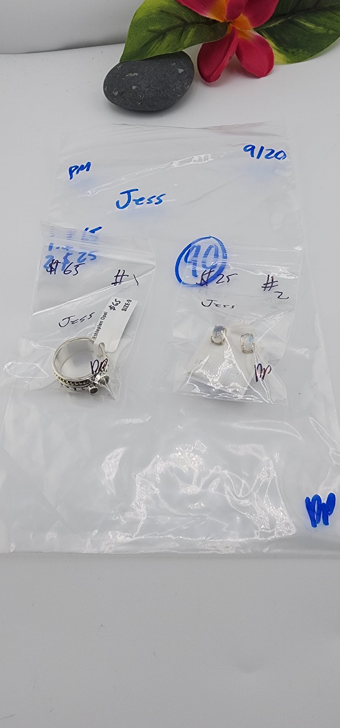 PM SHOW 48HR - RESERVED FOR:  Jess- 9/20/2025 FL tiktok Live Show - 2 Sterling Silver Items