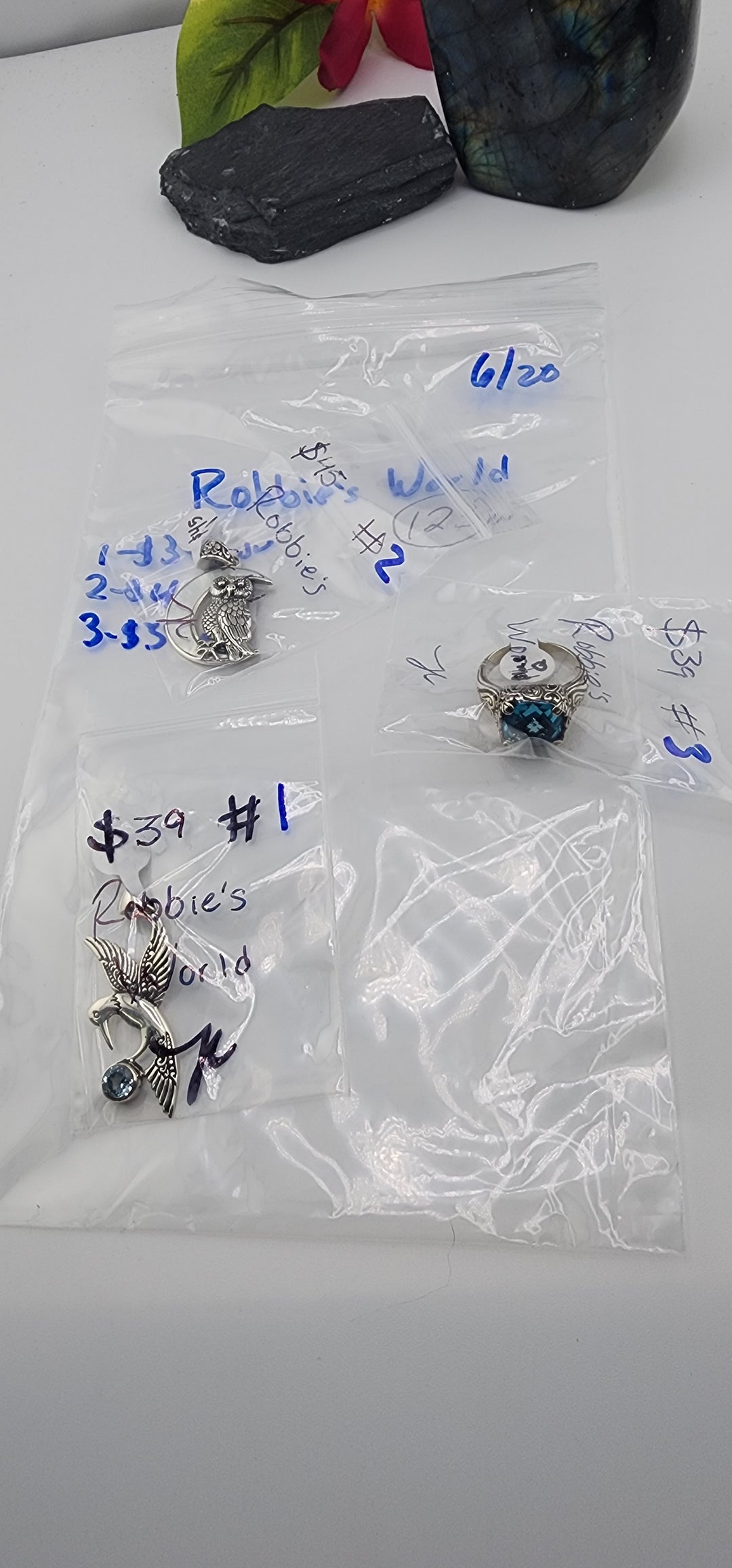 48HR - RESERVED FOR: Robbie's World - 6/20/2025 FL tiktok Live Show -3  Sterling Silver Items