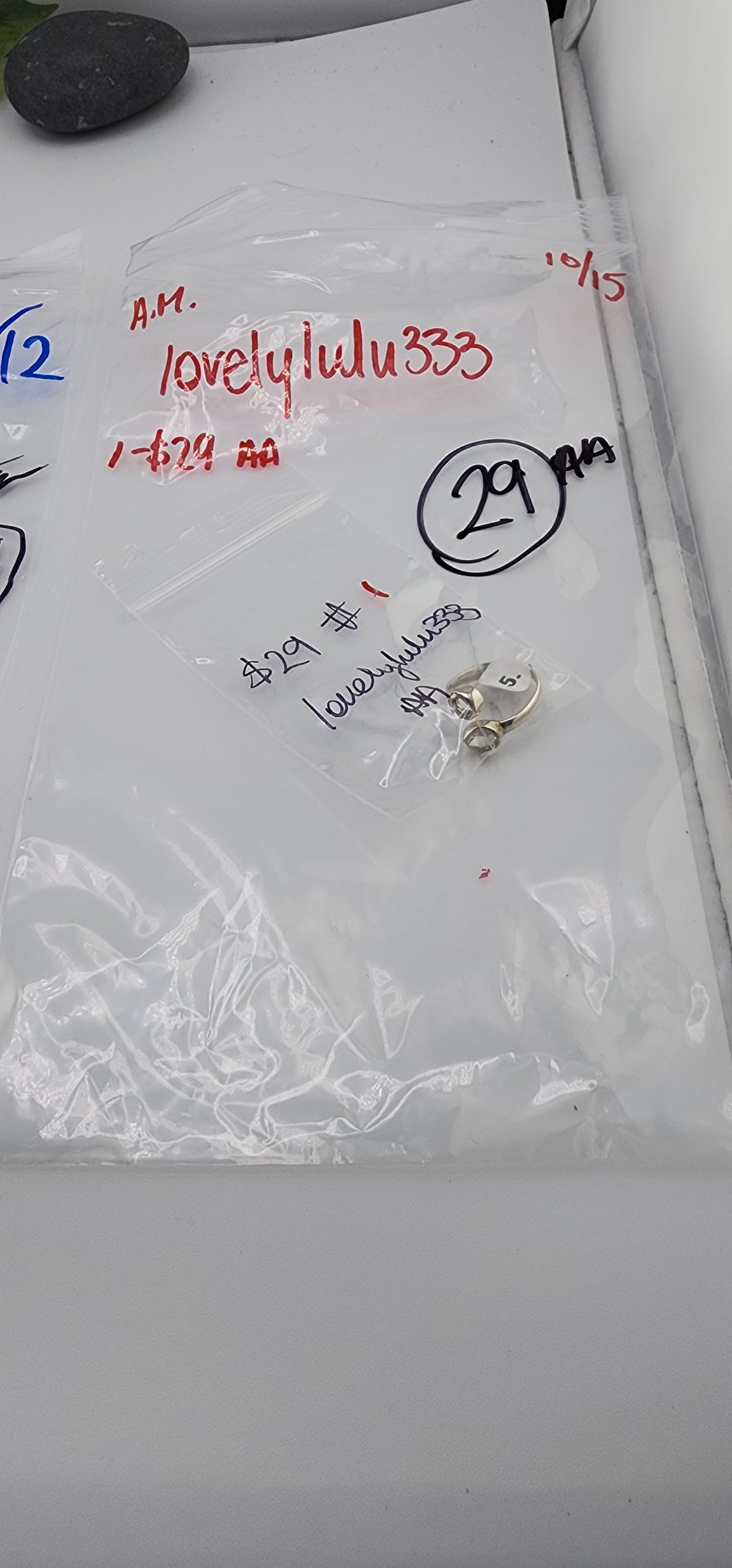 AM SHOW 48HR RESERVED FOR:  lovelylulu333 - 10/15/2025 FL tiktok Live Show - 1 Sterling Silver Items