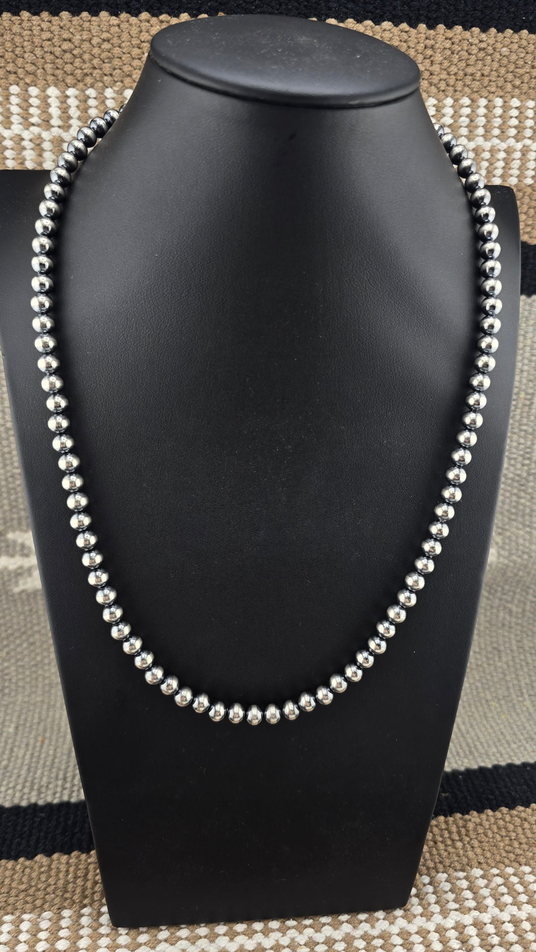 6mm Sterling Silver Desert Pearl Necklace