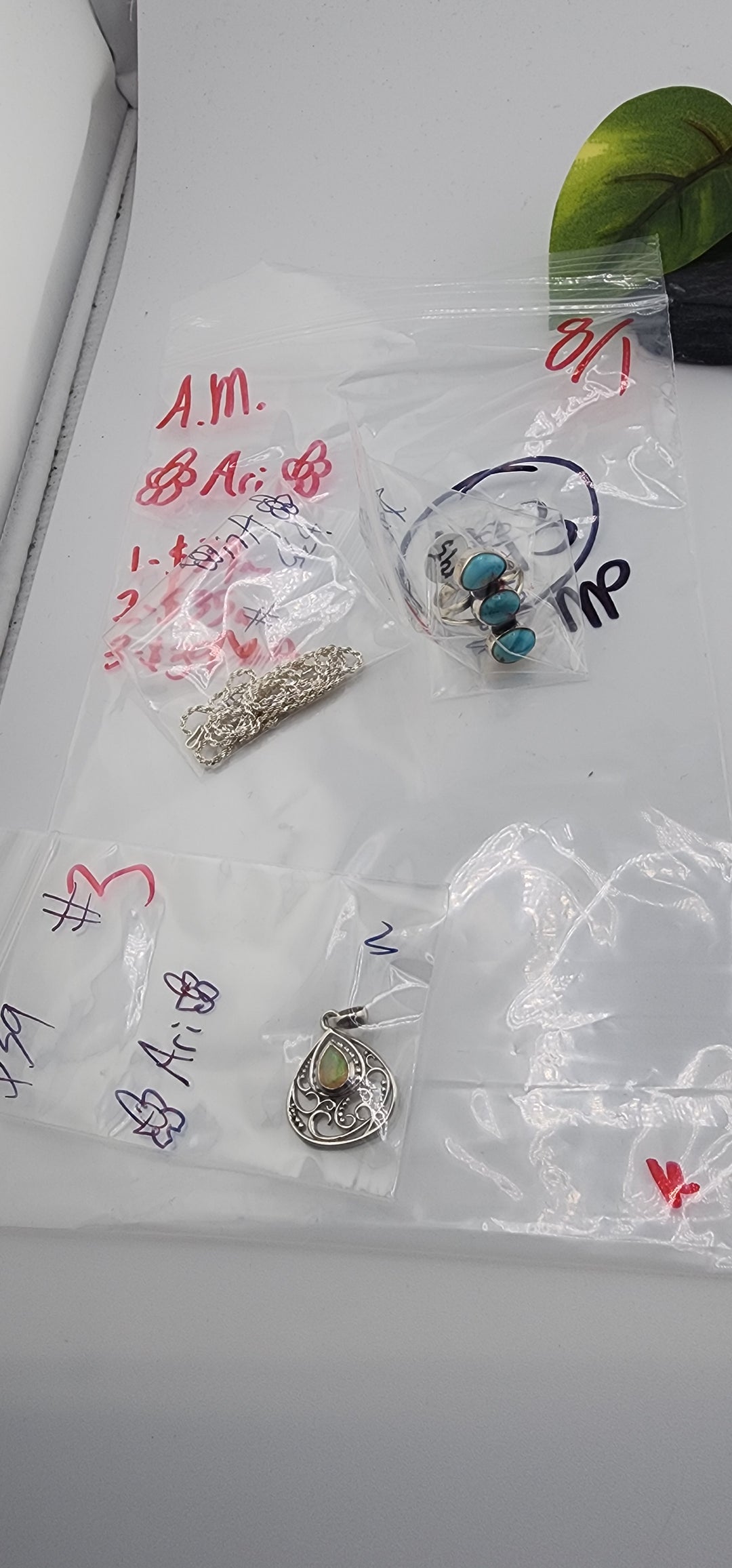 AM SHOW 48HR - RESERVED FOR: 🌸Ari🌸 - 8/1/2025 FL tiktok Live Show - 3 Sterling Silver Items