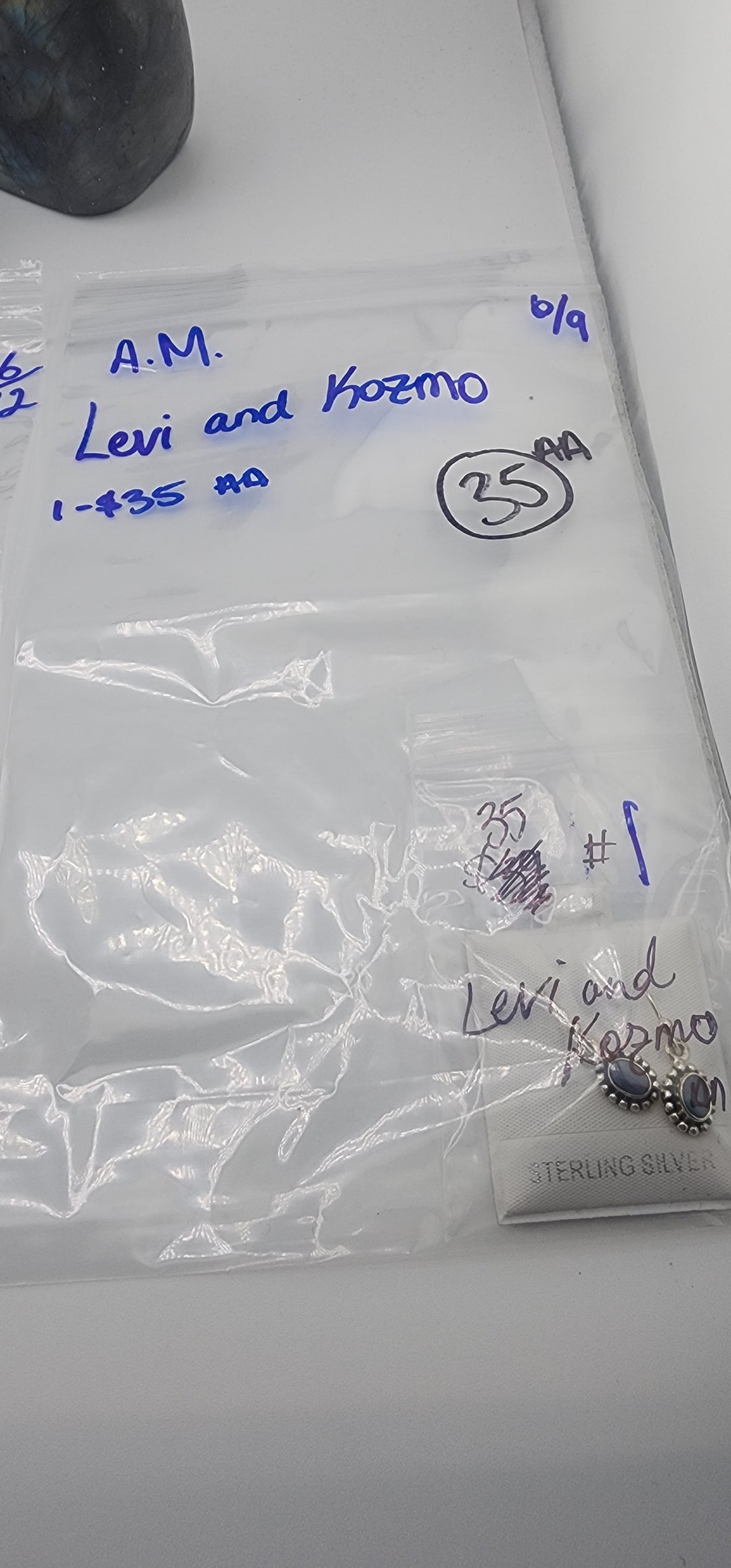 RESERVED FOR: Levi and Kozmo - 6/9/2025 tiktok A.M Live Show - 1 Sterling Silver Items