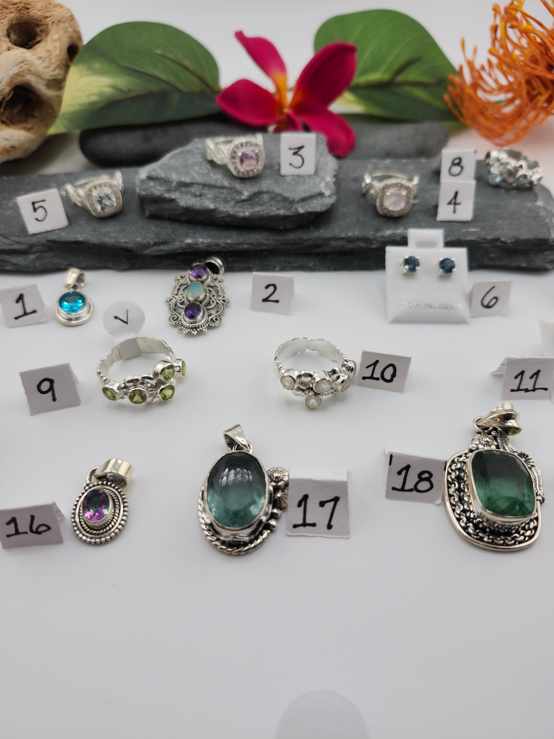 RESERVED FOR: Mazy J-11/27/2024 - 18 Sterling Silver Items