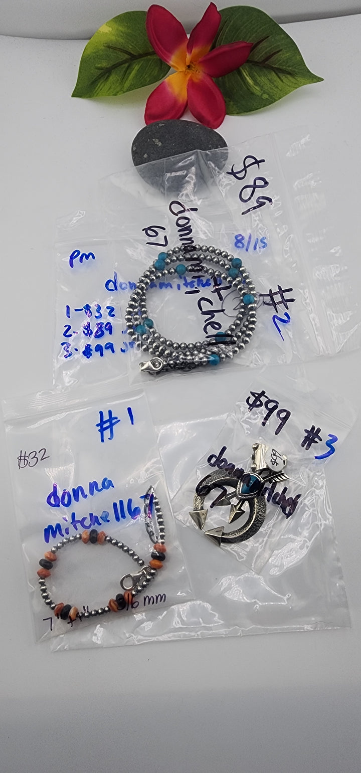 PM SHOW 48HR - RESERVED FOR: donnamitchell67 - 8/15/2025 FL tiktok Live Show -3  Sterling Silver Items