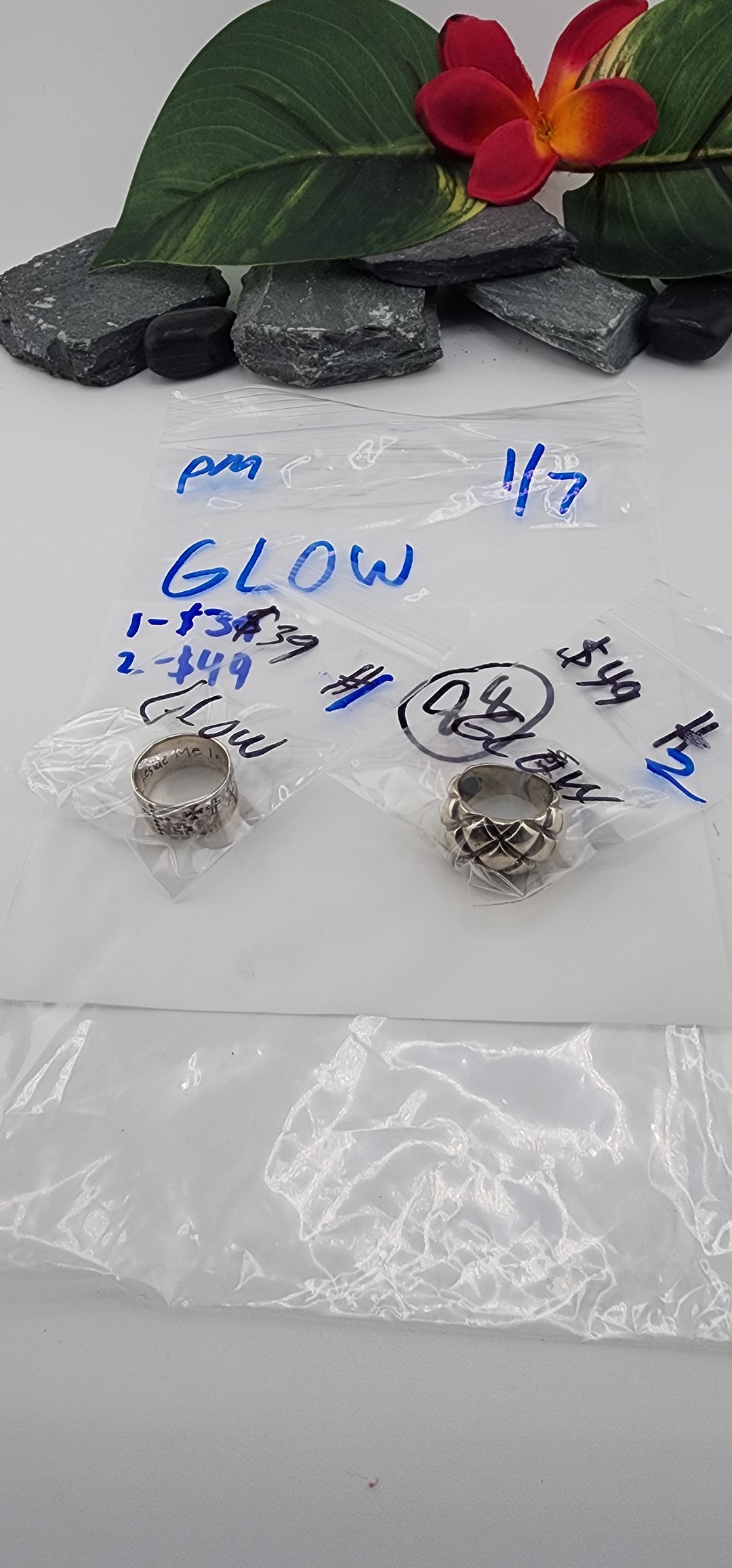 PM SHOW 48HR - RESERVED FOR: GLOW - 1/7/2026 tiktok Live Show - 2 Sterling Silver Items