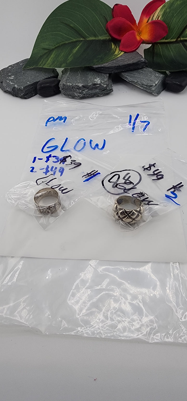PM SHOW 48HR - RESERVED FOR: GLOW - 1/7/2026 tiktok Live Show - 2 Sterling Silver Items