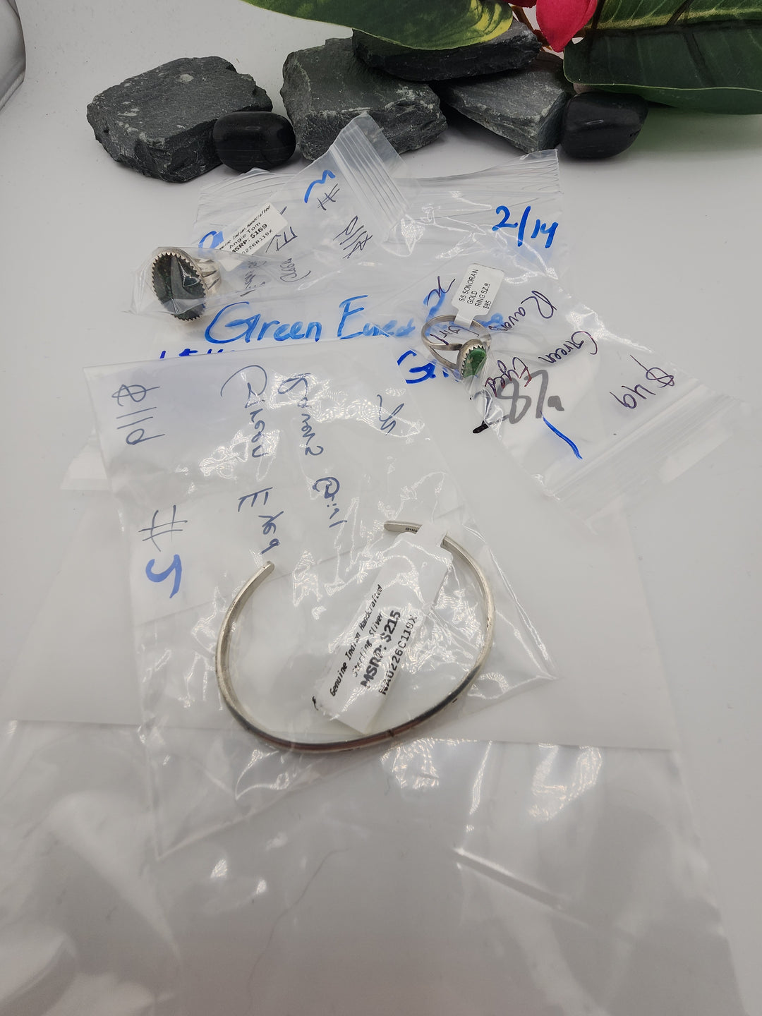 Green Eyed Ravens Girl - 2/14/26 - 3 925 Sterling Silver Items
