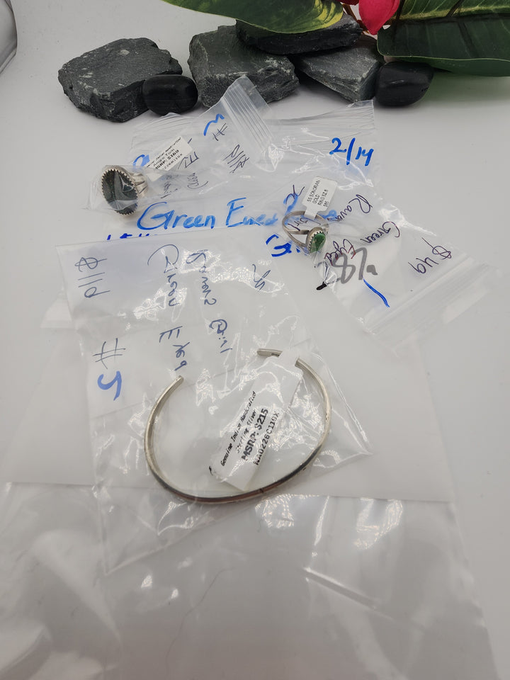 Green Eyed Ravens Girl - 2/14/26 - 3 925 Sterling Silver Items