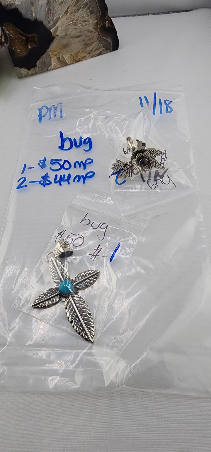 PM SHOW 48HR - RESERVED FOR: bug - 11/18/2025 tiktok Live Show - 2 Sterling Silver Items