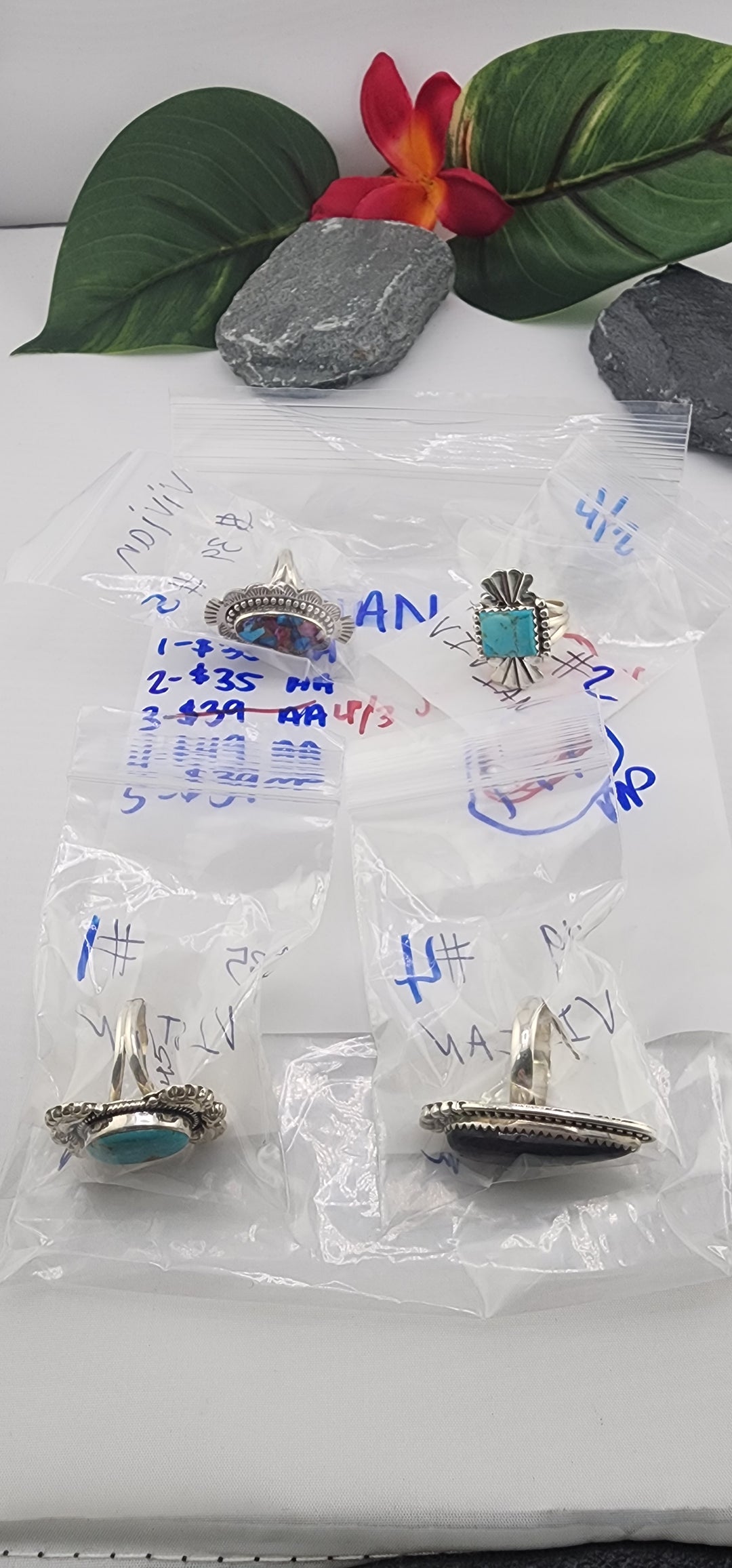 RESERVED FOR: VIVIAN- 4/2/2025 Tiktok Live Show - 4 Sterling Silver Items