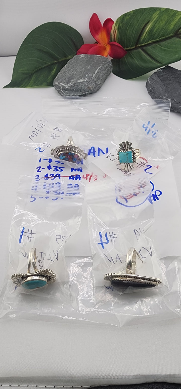 RESERVED FOR: VIVIAN- 4/2/2025 Tiktok Live Show - 4 Sterling Silver Items