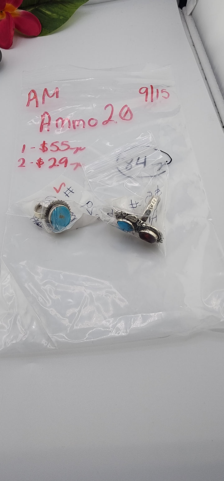 AM SHOW 48HR - RESERVED FOR: Ammo20 - 9/15/2025 FL tiktok Live Show - 2 Sterling Silver Items
