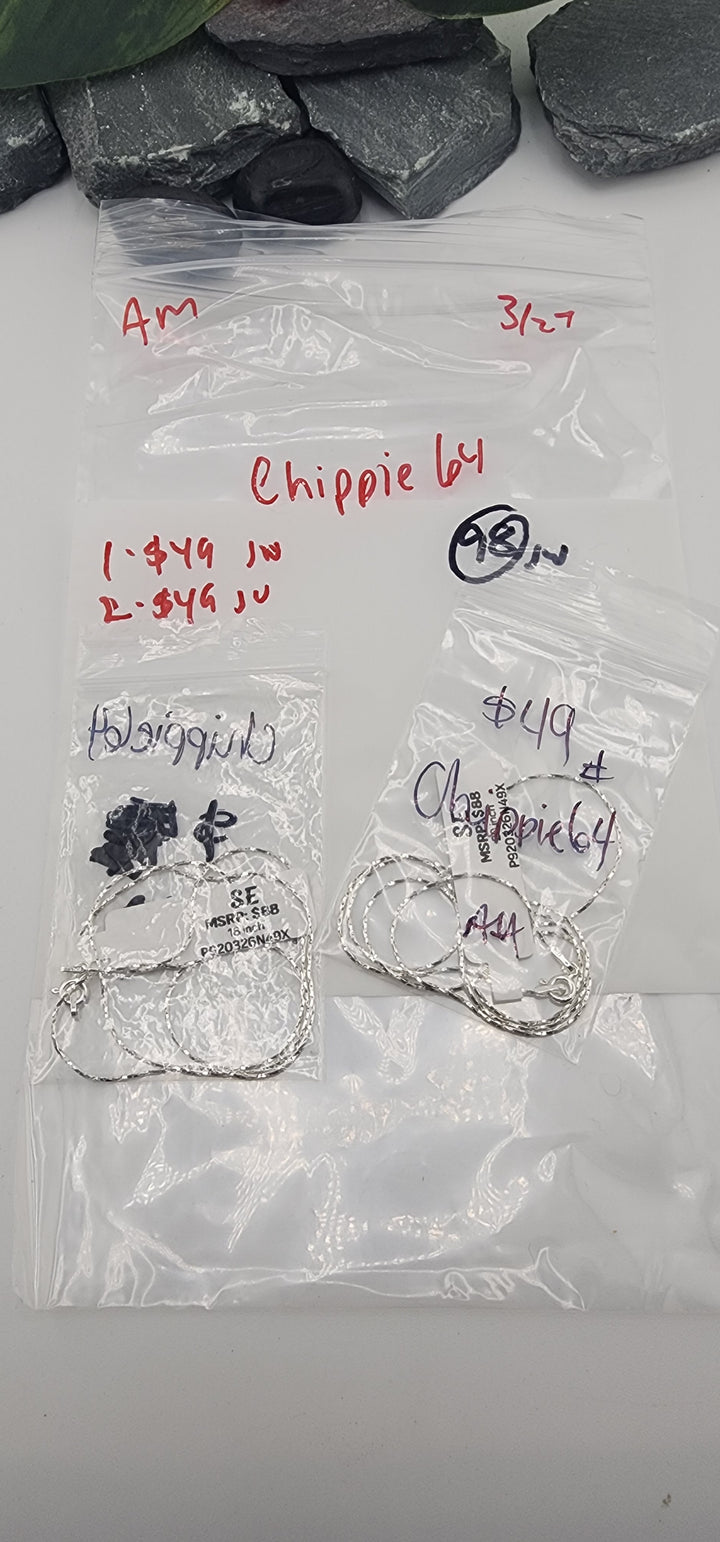 Chippie64- 3/27/26 -  2 925 Sterling Silver Items