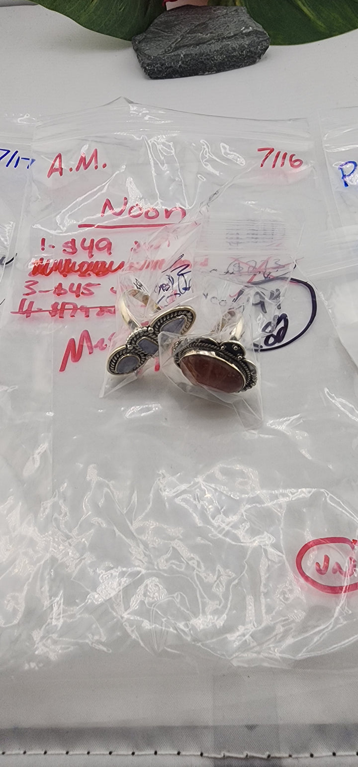 AM SHOW 48HR - RESERVED FOR:   Noon - 7/16/2025 FL tiktok Live Show - 2 Sterling Silver Items