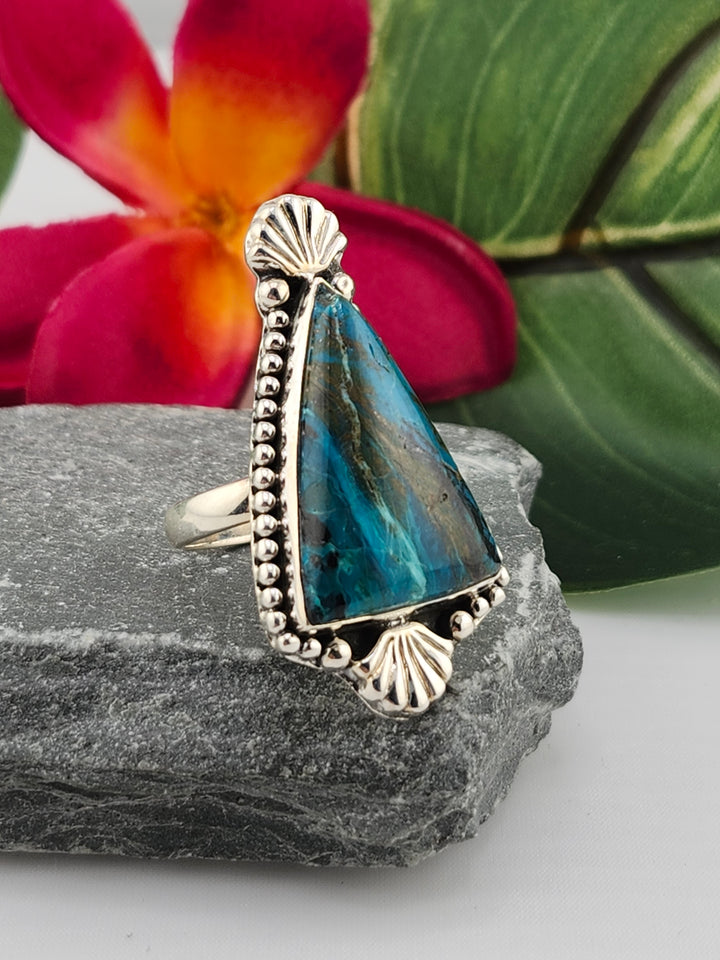 Opalized Wood Ring Size 10