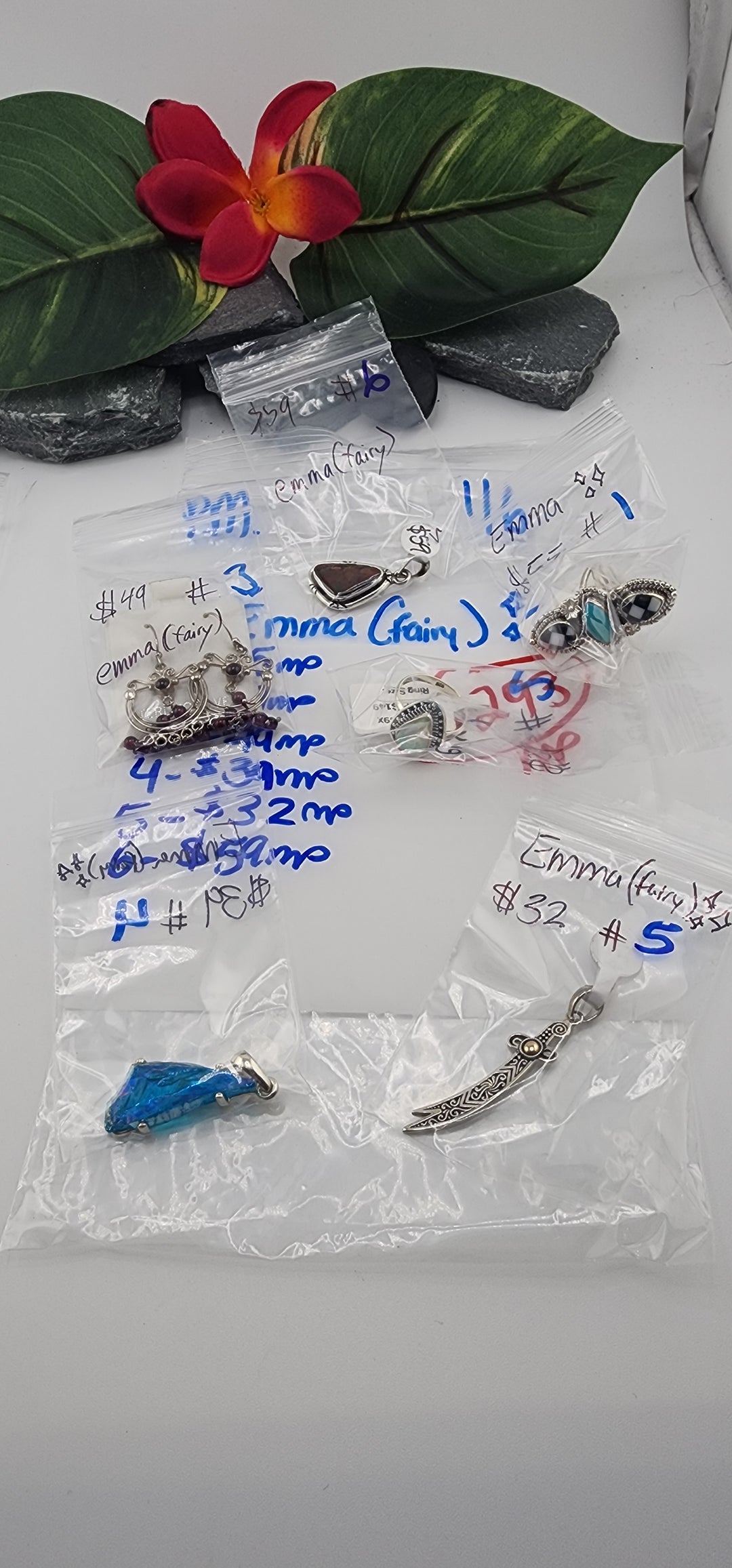 PM SHOW 48HR - RESERVED FOR: Emma🧚🏼✨- 1/6/2026 tiktok Live Show - 6 Sterling Silver Items
