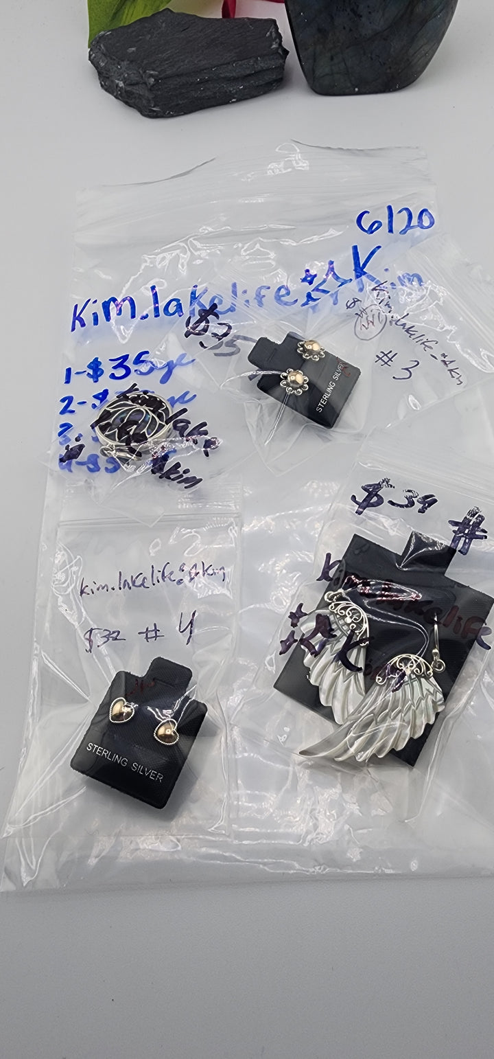 48HR - RESERVED FOR: kim.lakelife✨Kim✨ - 6/20/2025 FL tiktok Live Show -4  Sterling Silver Items