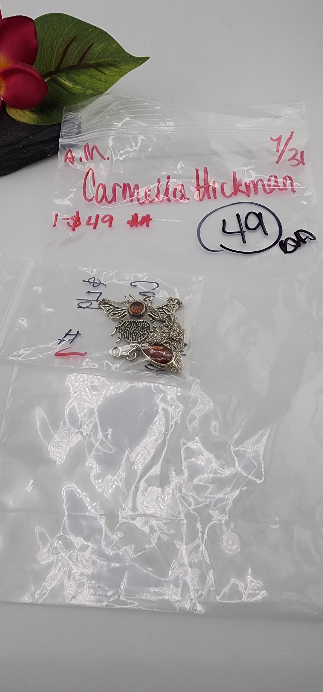 AM SHOW 48HR - RESERVED FOR: Carmella Hickman - 7/31/2025 FL tiktok Live Show - 1 Sterling Silver Items
