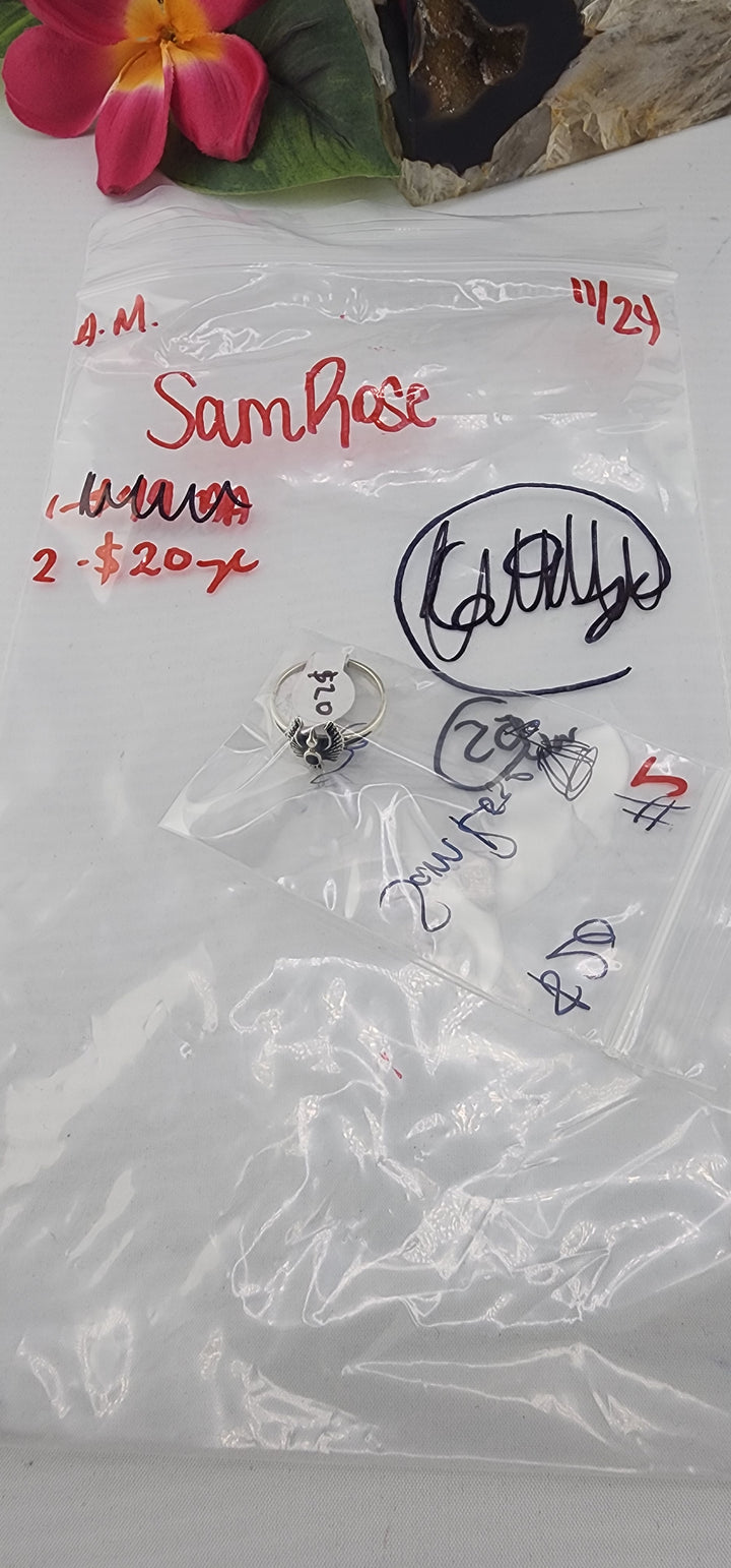 AM SHOW 48HR RESERVED FOR: SamRose - 11/24/2025 FL tiktok Live Show - 1 Sterling Silver Items