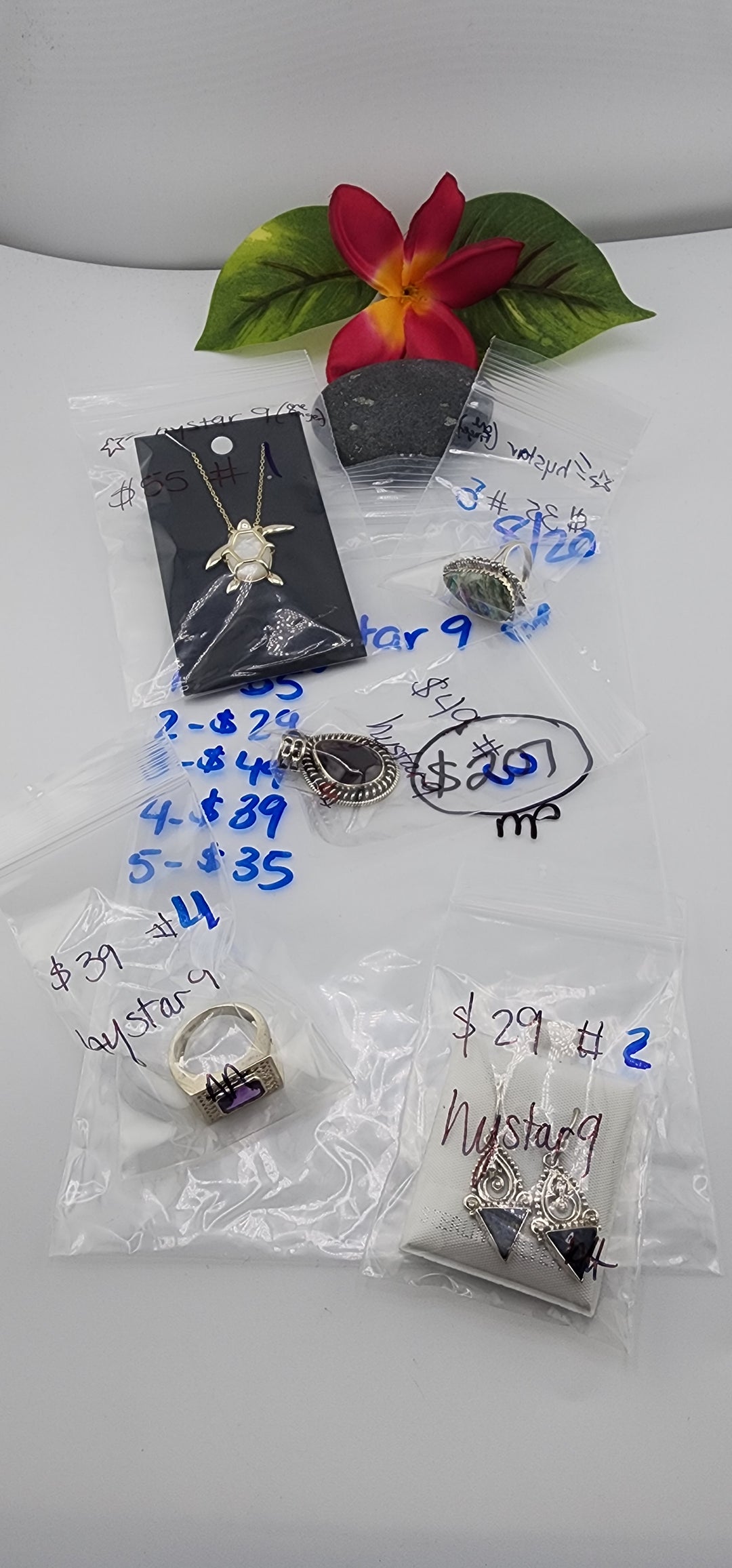 PM SHOW 48HR - RESERVED FOR: 🌠hystar9☝️- 8/20/2025 FL tiktok Live Show - 5 Sterling Silver Items