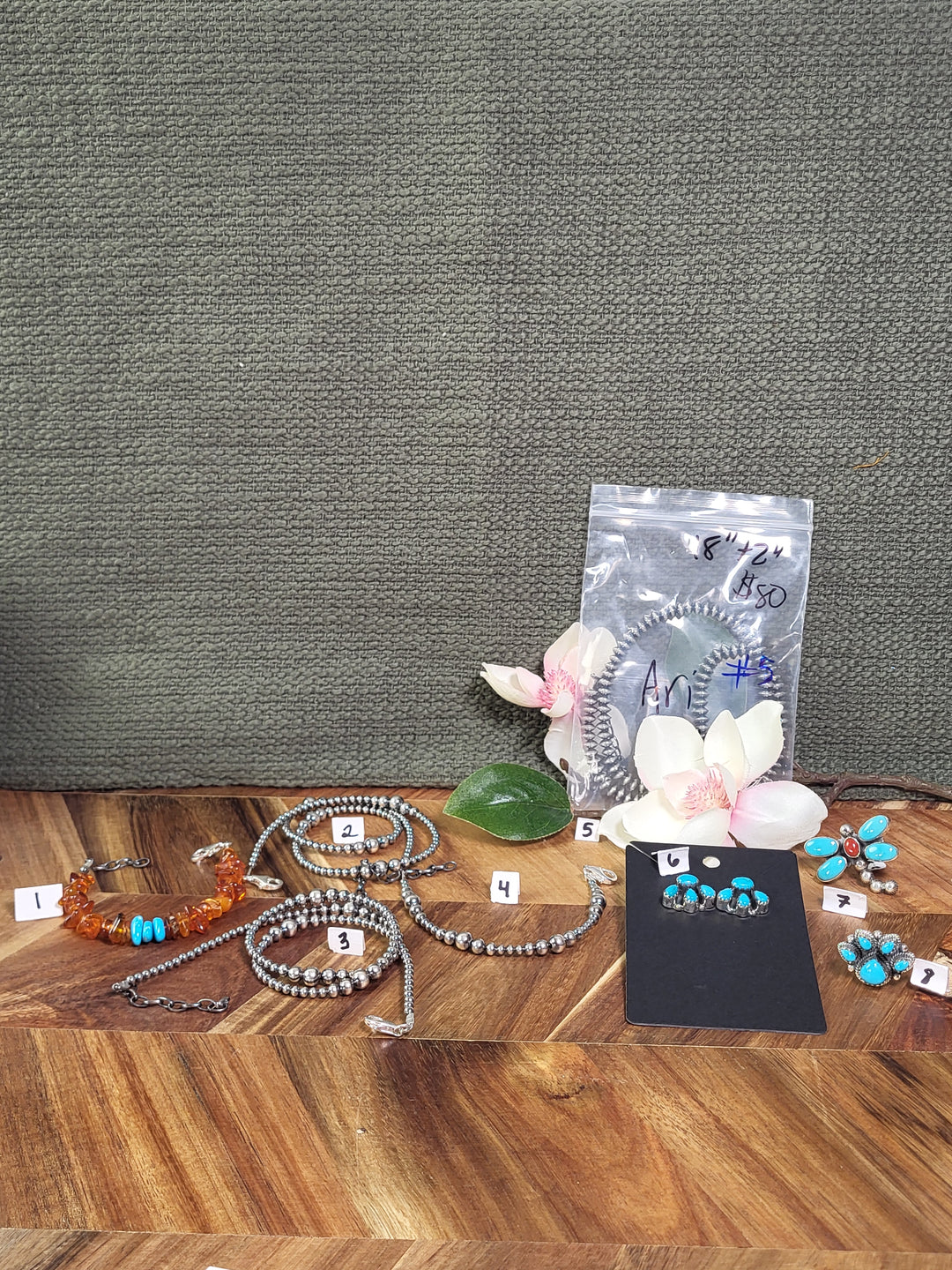 RESERVED FOR: Ari 9/7/2024 - 8 Sterling Silver Items