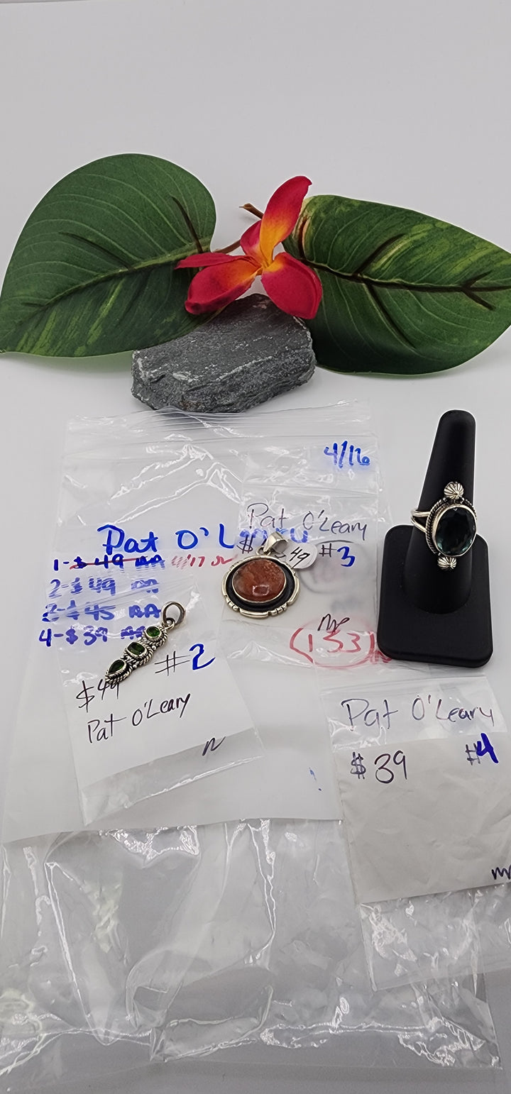 RESERVED FOR: Pat O’Leary - 4/16/2025 tiktok Live Show - 3 Sterling Silver Items