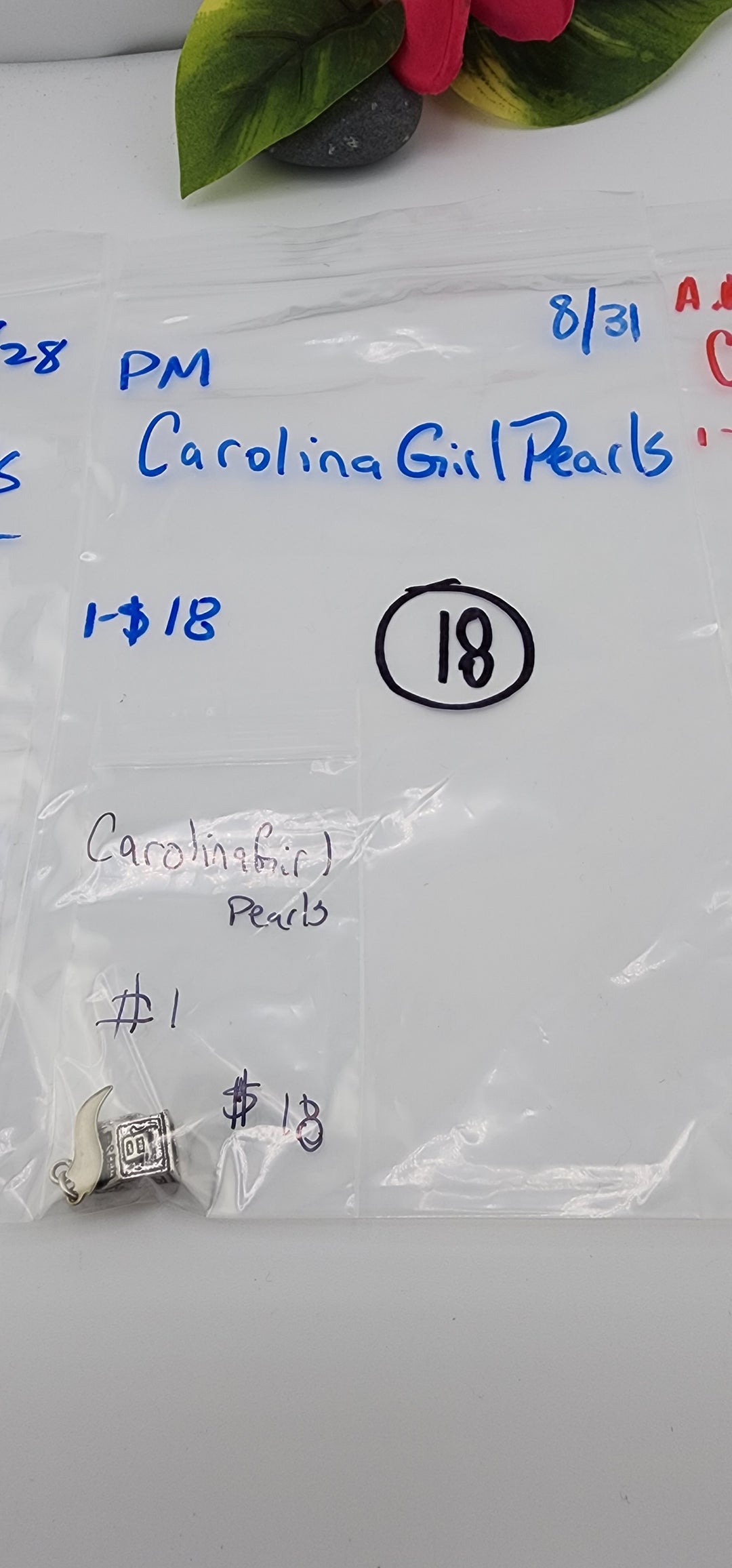 PM SHOW 48HR - RESERVED FOR: CarolinaGirlPearls - 8/31/2025 FL tiktok Live Show - 1 Sterling Silver Items