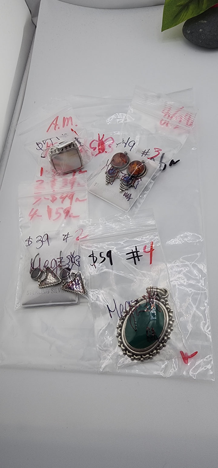 AM SHOW 48HR - RESERVED FOR: Megz 🦋- 8/28/2025 FL tiktok Live Show - 4 Sterling Silver Items