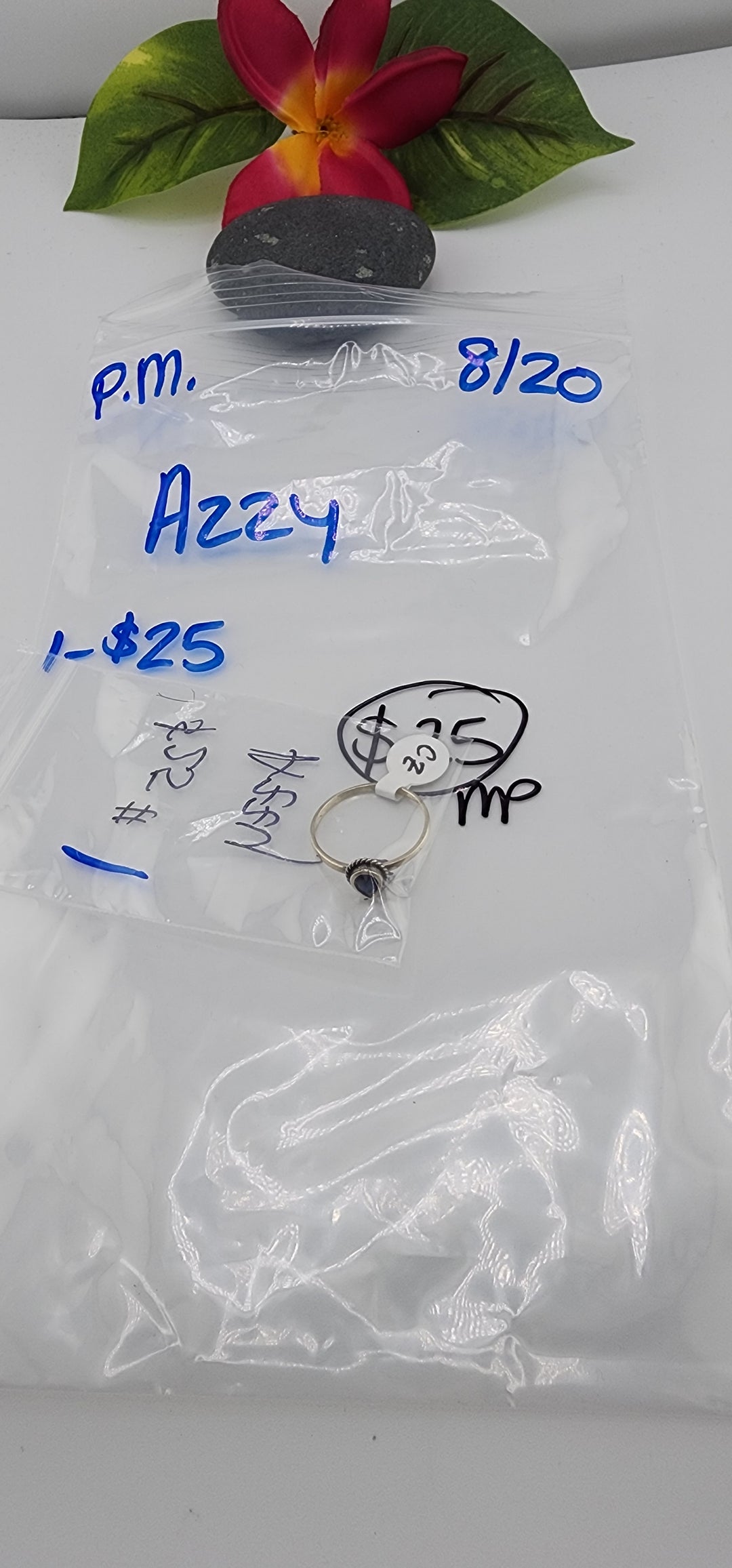 PM SHOW 48HR - RESERVED FOR: Azzy - 8/20/2025 FL tiktok Live Show - 1 Sterling Silver Items