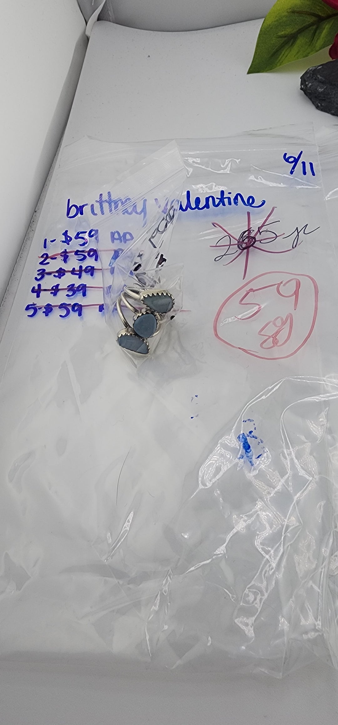RESERVED FOR: brittney valentine - 6/11/2025 tiktok Reservation Live Show - 1 Sterling Silver Items