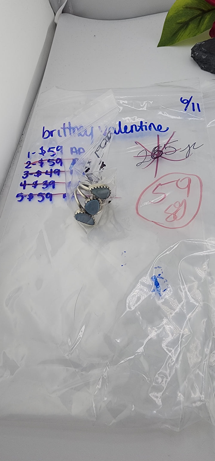 RESERVED FOR: brittney valentine - 6/11/2025 tiktok Reservation Live Show - 1 Sterling Silver Items