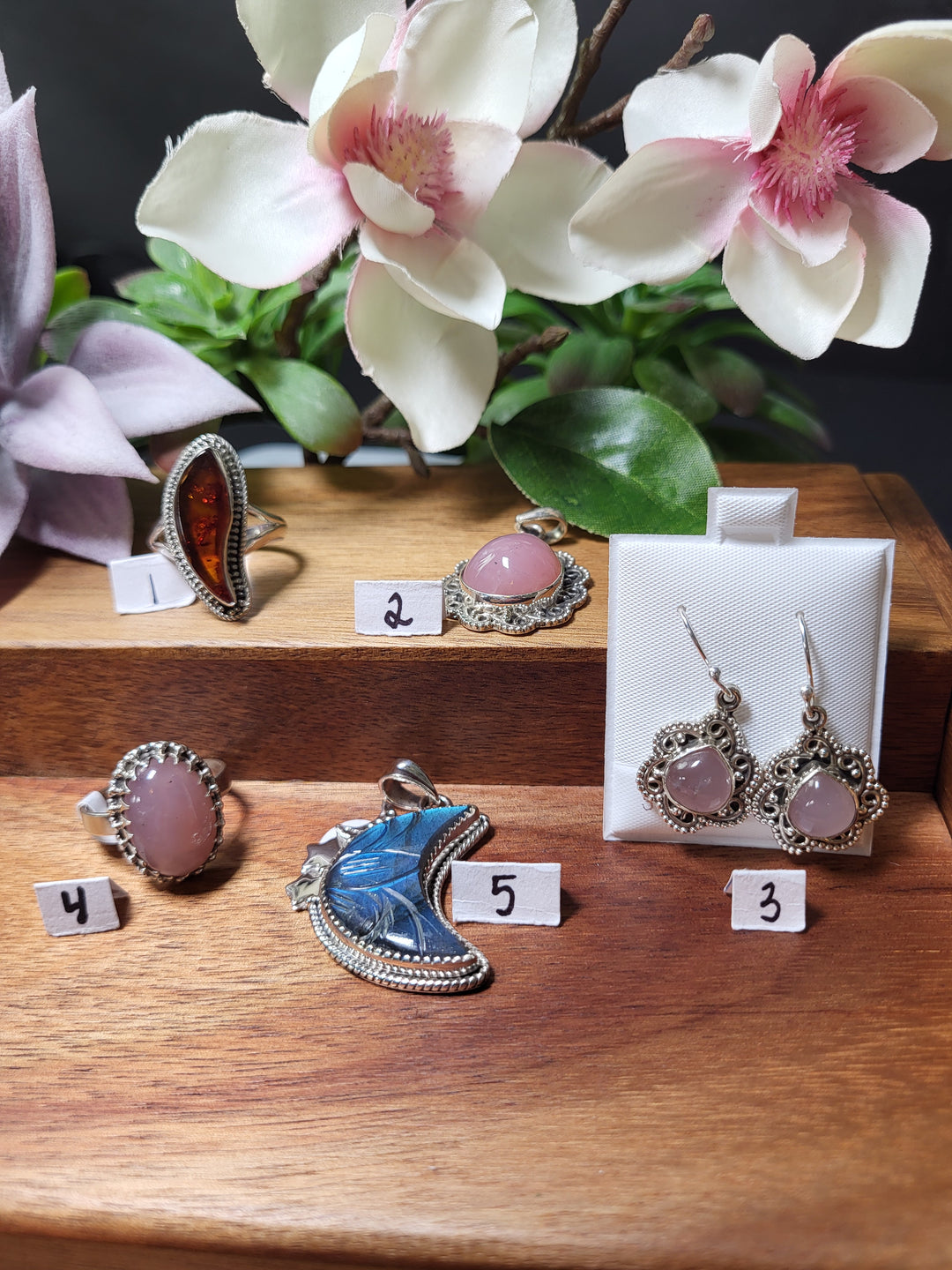 RESERVED FOR: Maria Arana 8/15/24- 5 Sterling Silver Items