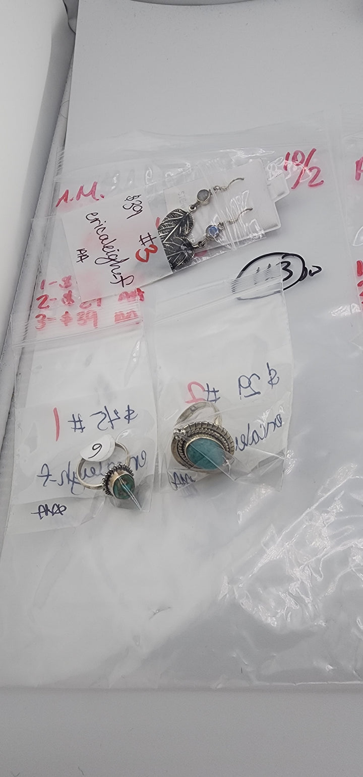 AM SHOW 48HR RESERVED FOR: ericaleigh_f - 10/2/2025 FL tiktok Live Show - 3 Sterling Silver Items