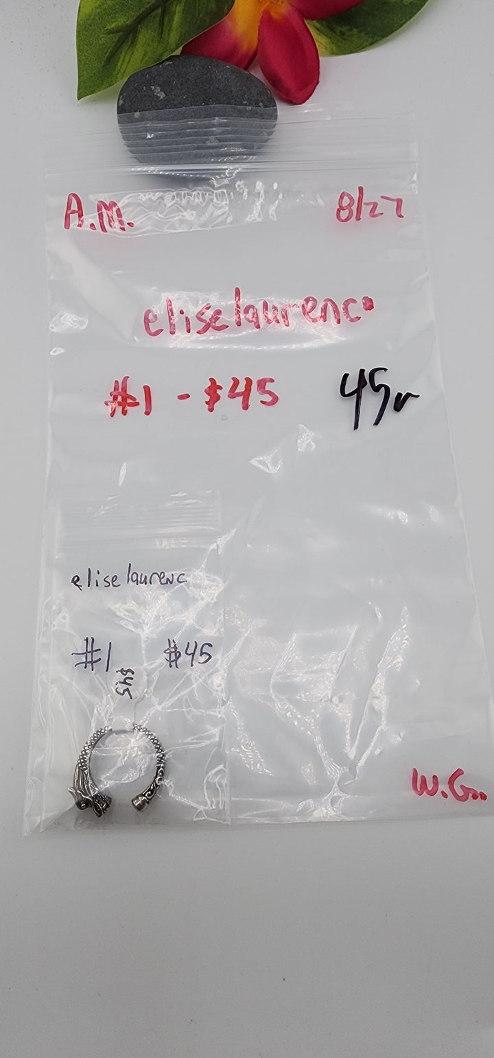 AM SHOW 48HR - RESERVED FOR: eliselaurenc - 8/27/2025 FL tiktok Live Show - 1 Sterling Silver Items