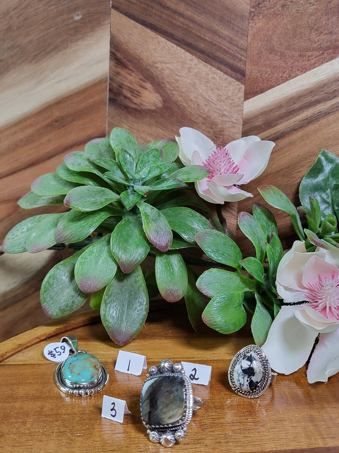 RESERVED FOR: Just. J 8/10/24- 3 Sterling Silver Items
