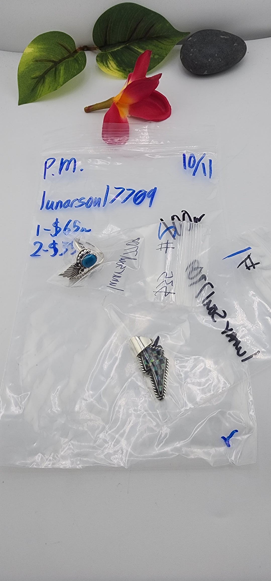 PM SHOW 48HR - RESERVED FOR: lunarsoul7709 - 10/11/2025 FL tiktok Live Show - 2 Sterling Silver Items