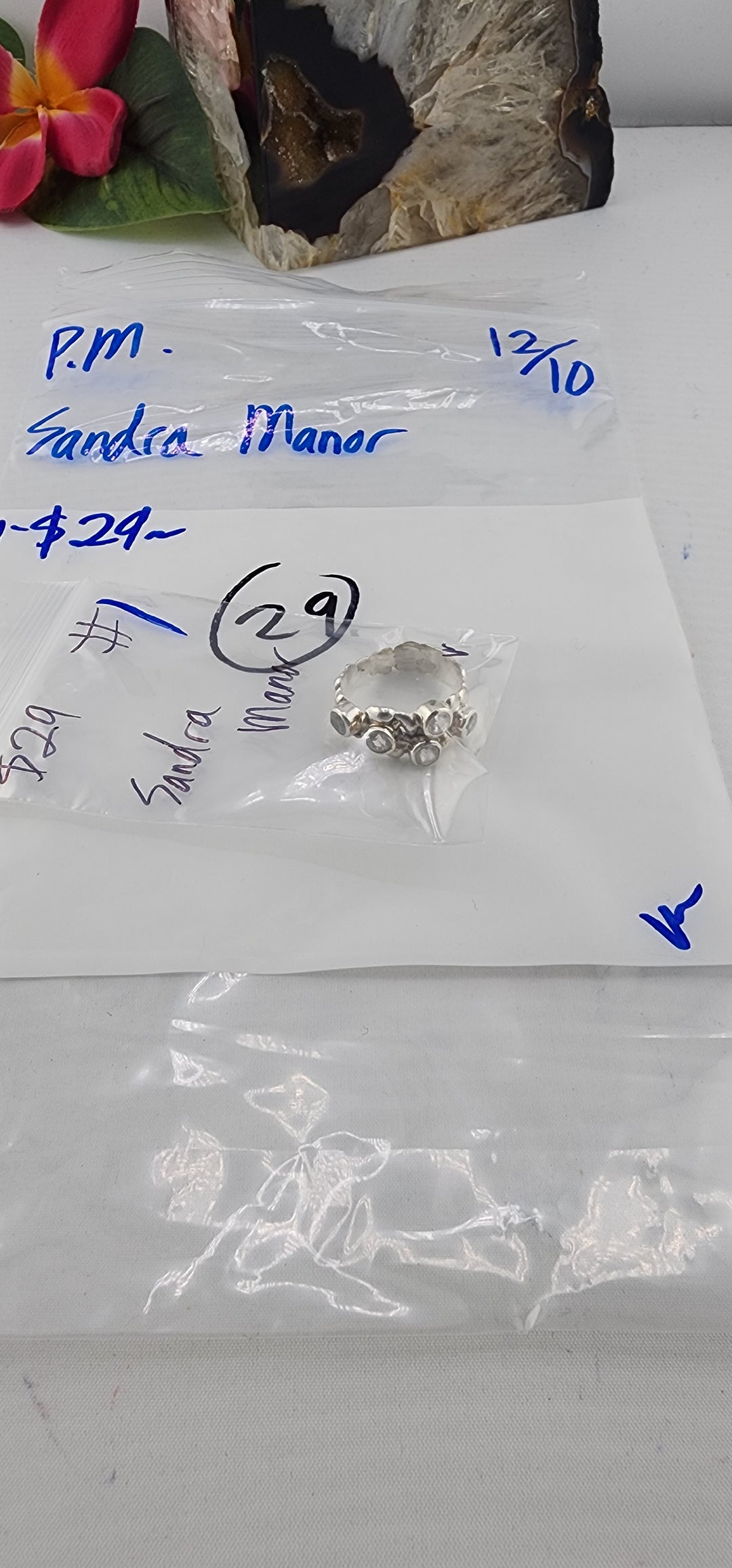 PM SHOW 48HR - RESERVED FOR: Sandra Manor - 12/10/2025 tiktok Live Show - 1 Sterling Silver Items