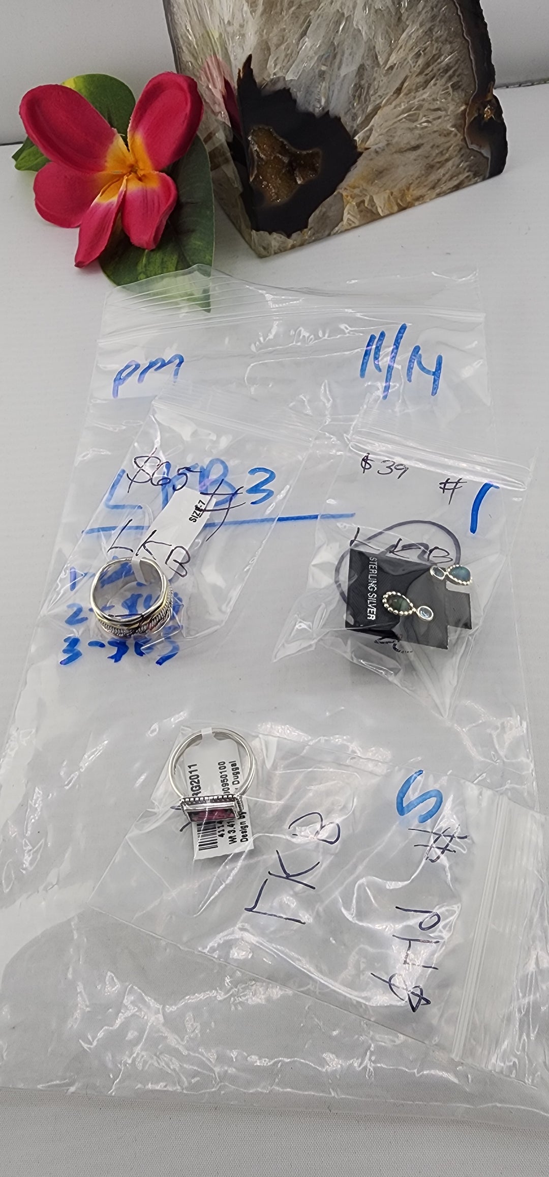 PM SHOW 48HR - RESERVED FOR: LKB - 11/14/2025 tiktok Live Show - 3 Sterling Silver Items