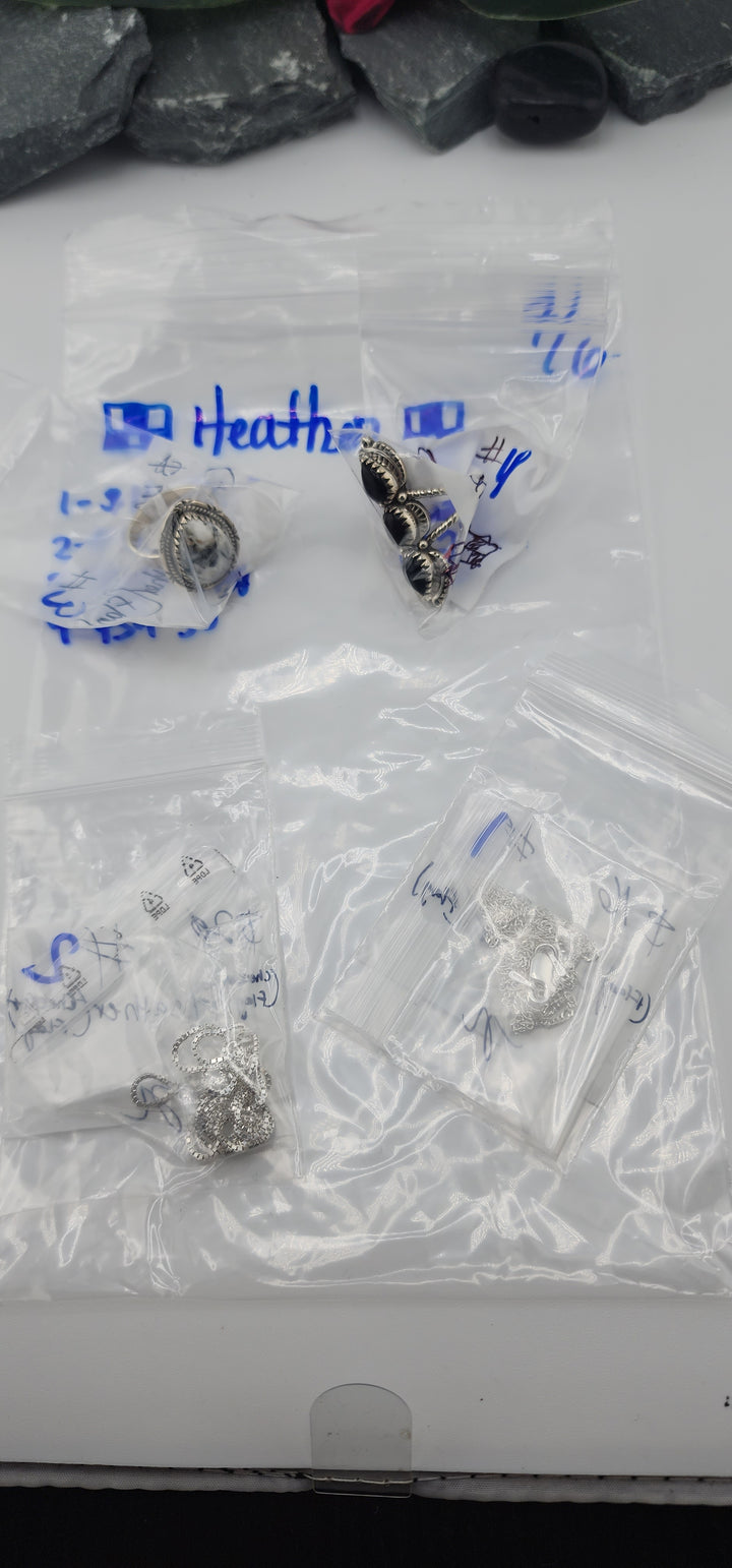 RESERVED FOR: 🏁Heather🏁 - 7/6/2025 tiktok Reservation Live Show -4 Sterling Silver Items