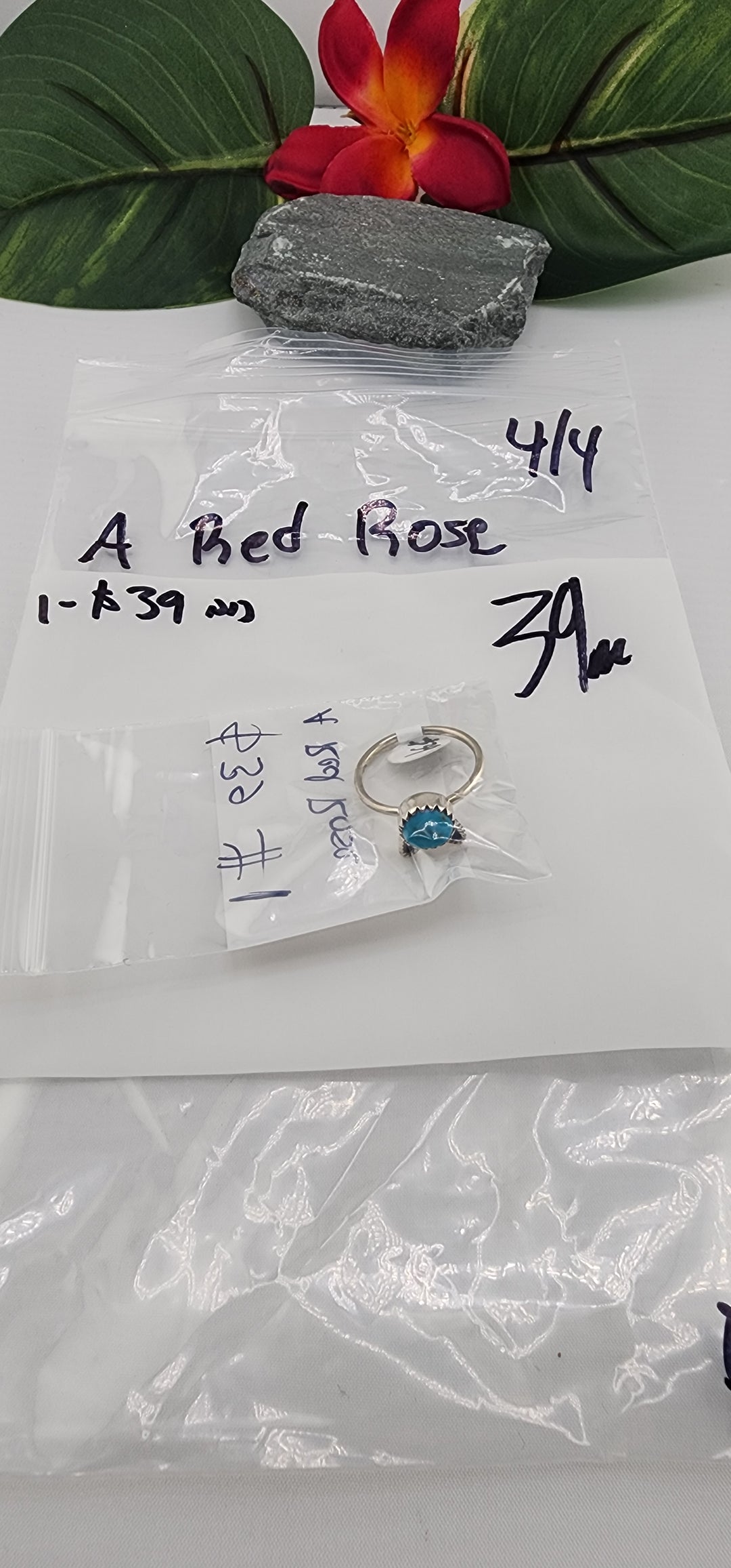 RESERVED FOR: A Red Rose  - 4/4/2025 - Friday App show Live Show - 1 Sterling Silver Items
