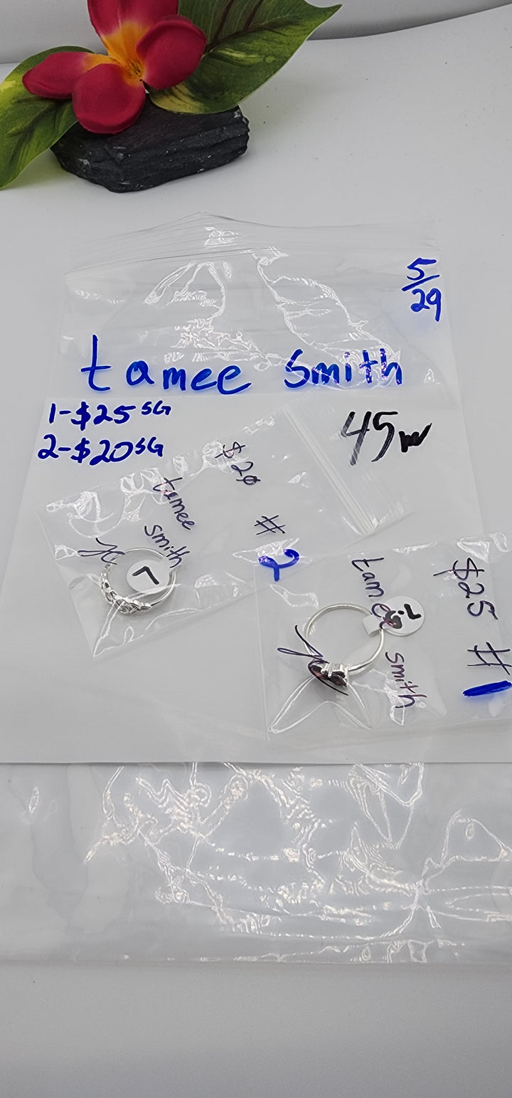 RESERVED FOR: tamee smith - 5/29/2025 tiktok Live Show - 2 Sterling Silver Items