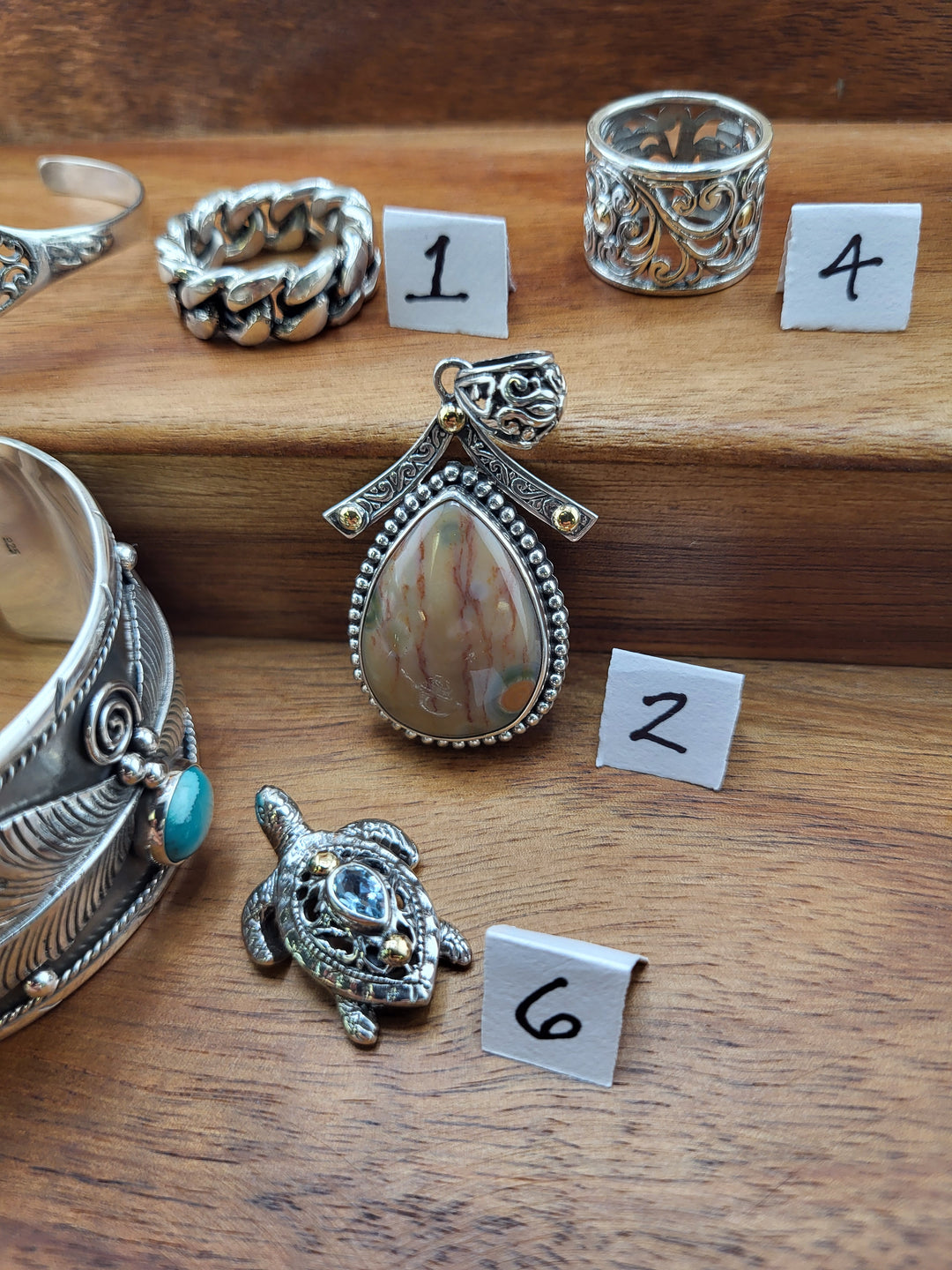 RESERVED FOR:  Ari -10/27/2024 - 6 Sterling Silver Items