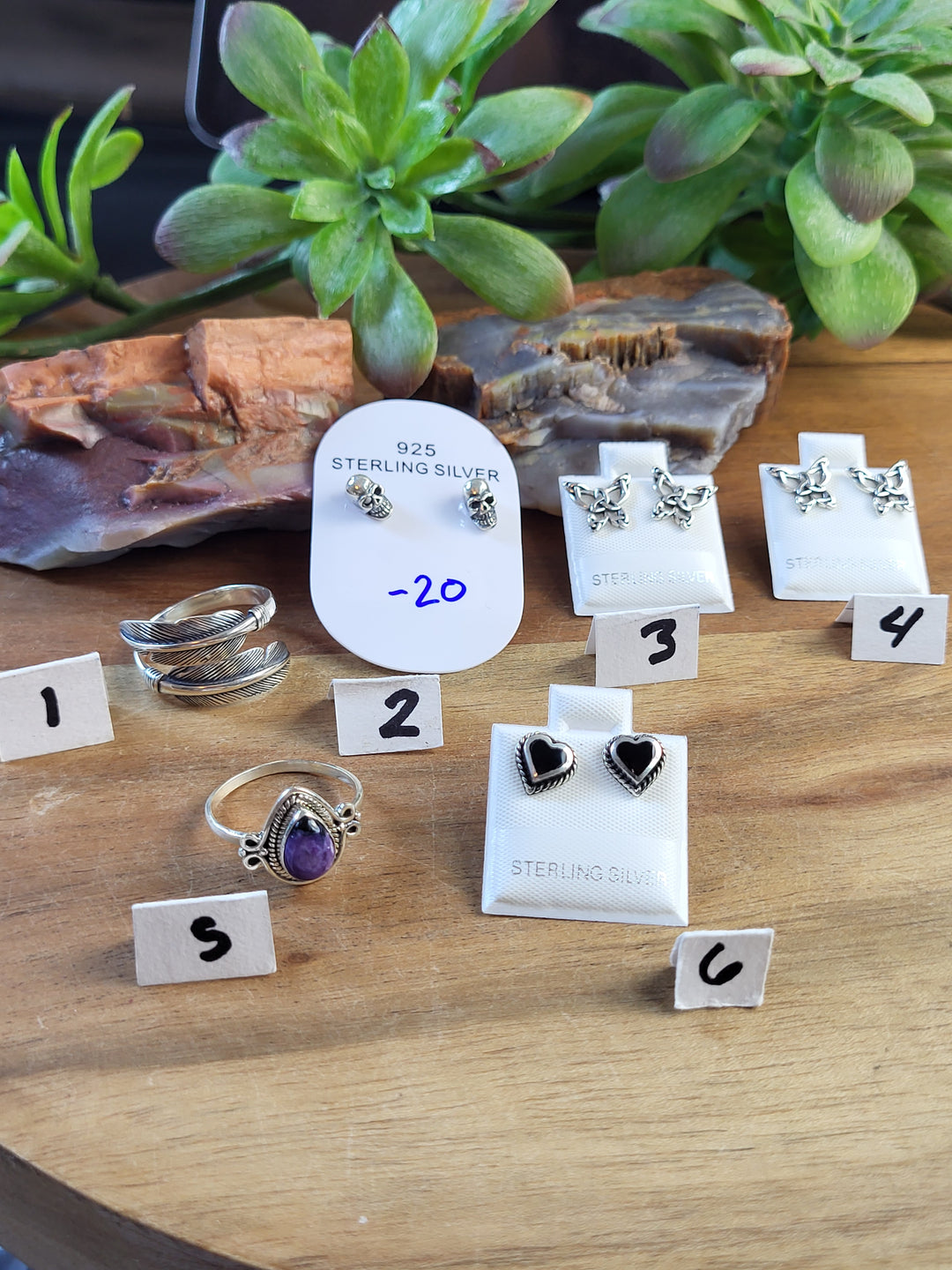 RESERVED FOR: Sweetgrl19761- 7/7/24- 5 Sterling Silver Items